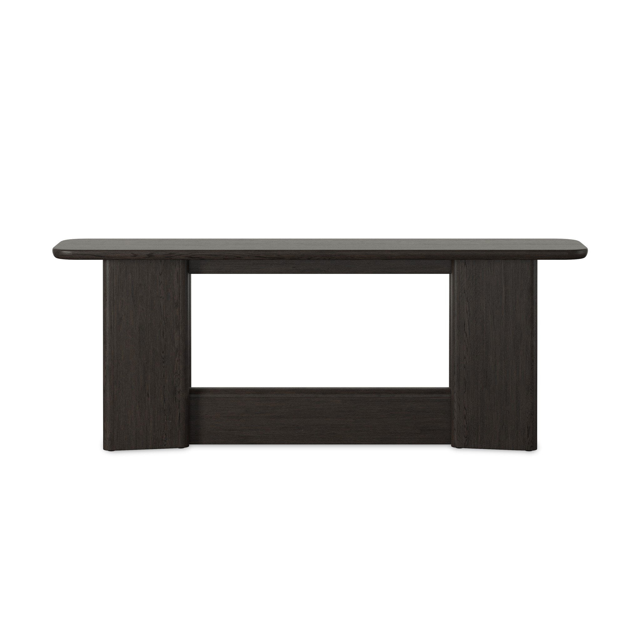 Nadine Console Table - Smoked Black Oak Veneer