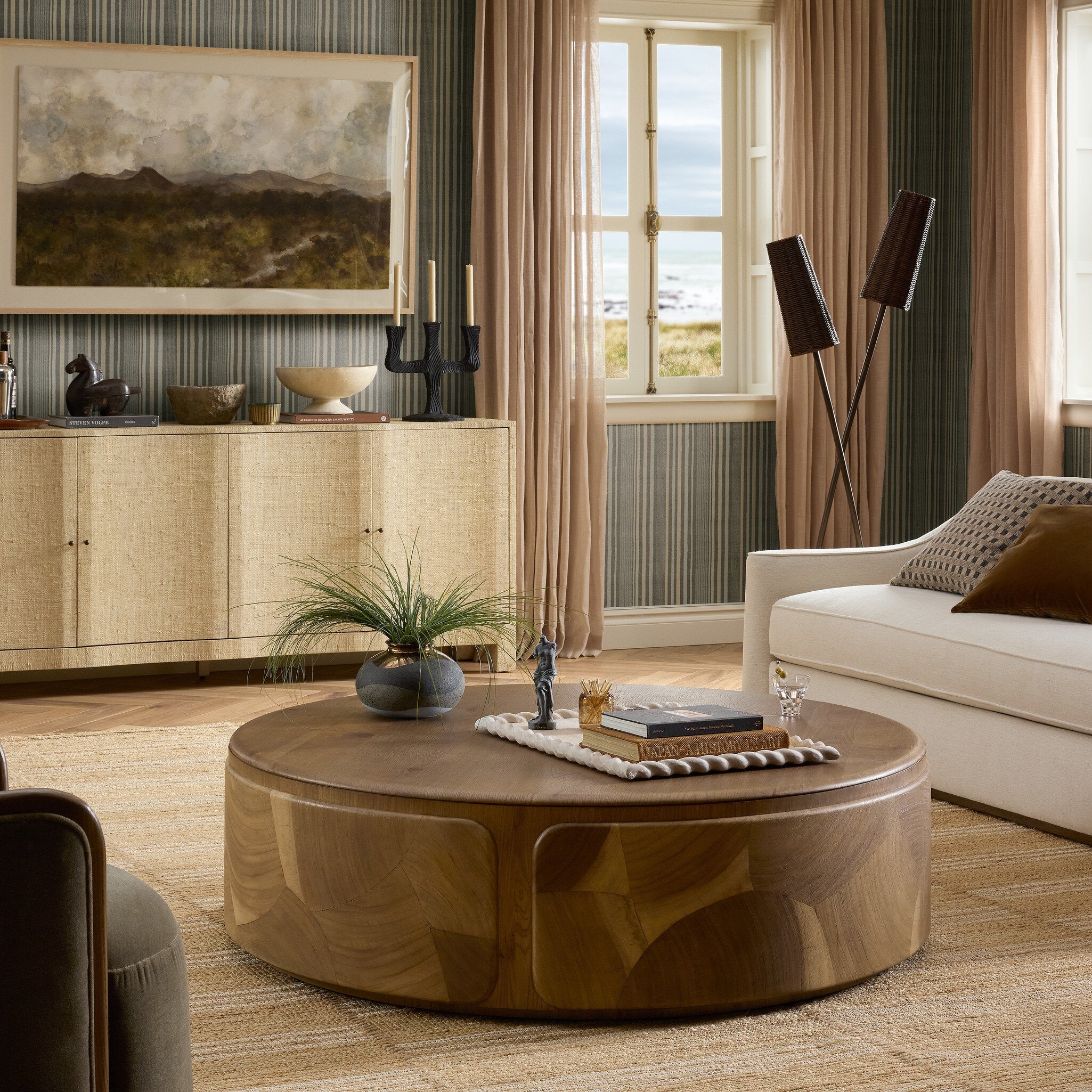 Marlena Coffee Table - Smoked American Oak Veneer