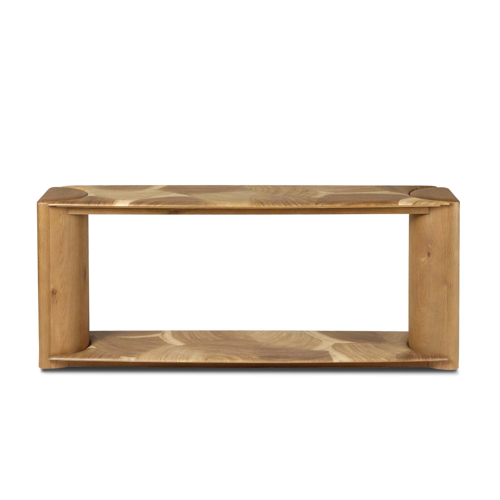 Marlena Console Table - Smoked American Oak Veneer