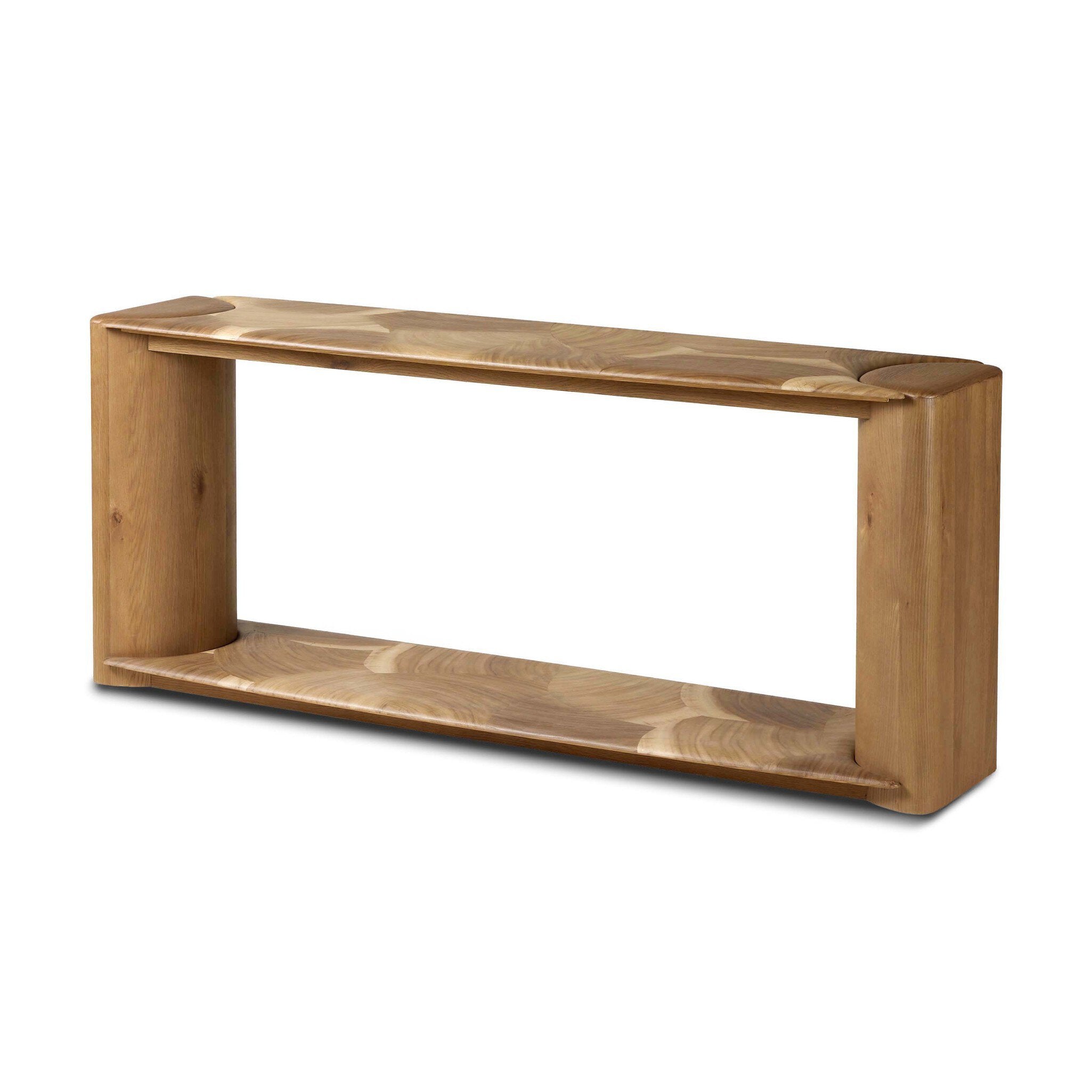 Marlena Console Table - Smoked American Oak Veneer