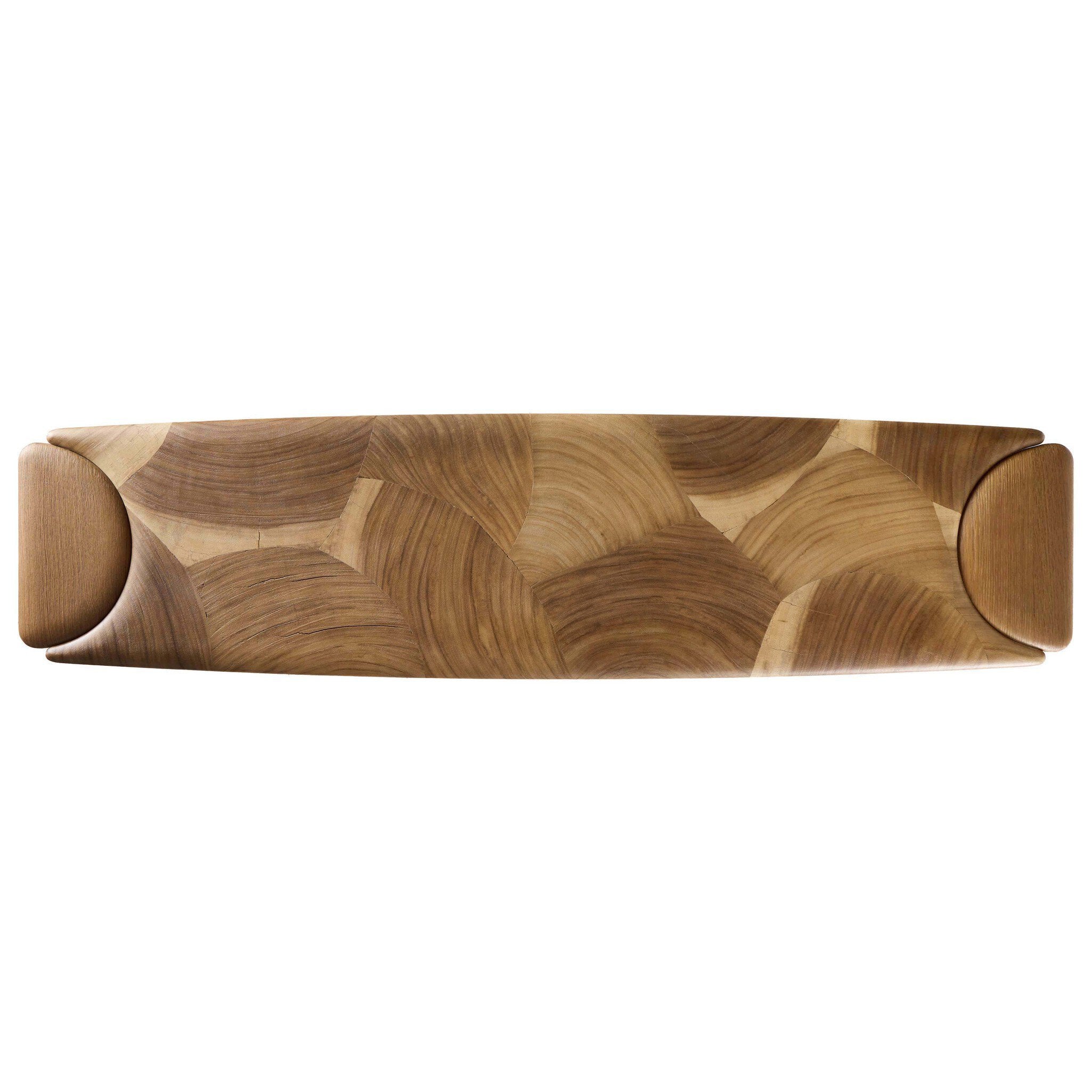 Marlena Console Table - Smoked American Oak Veneer