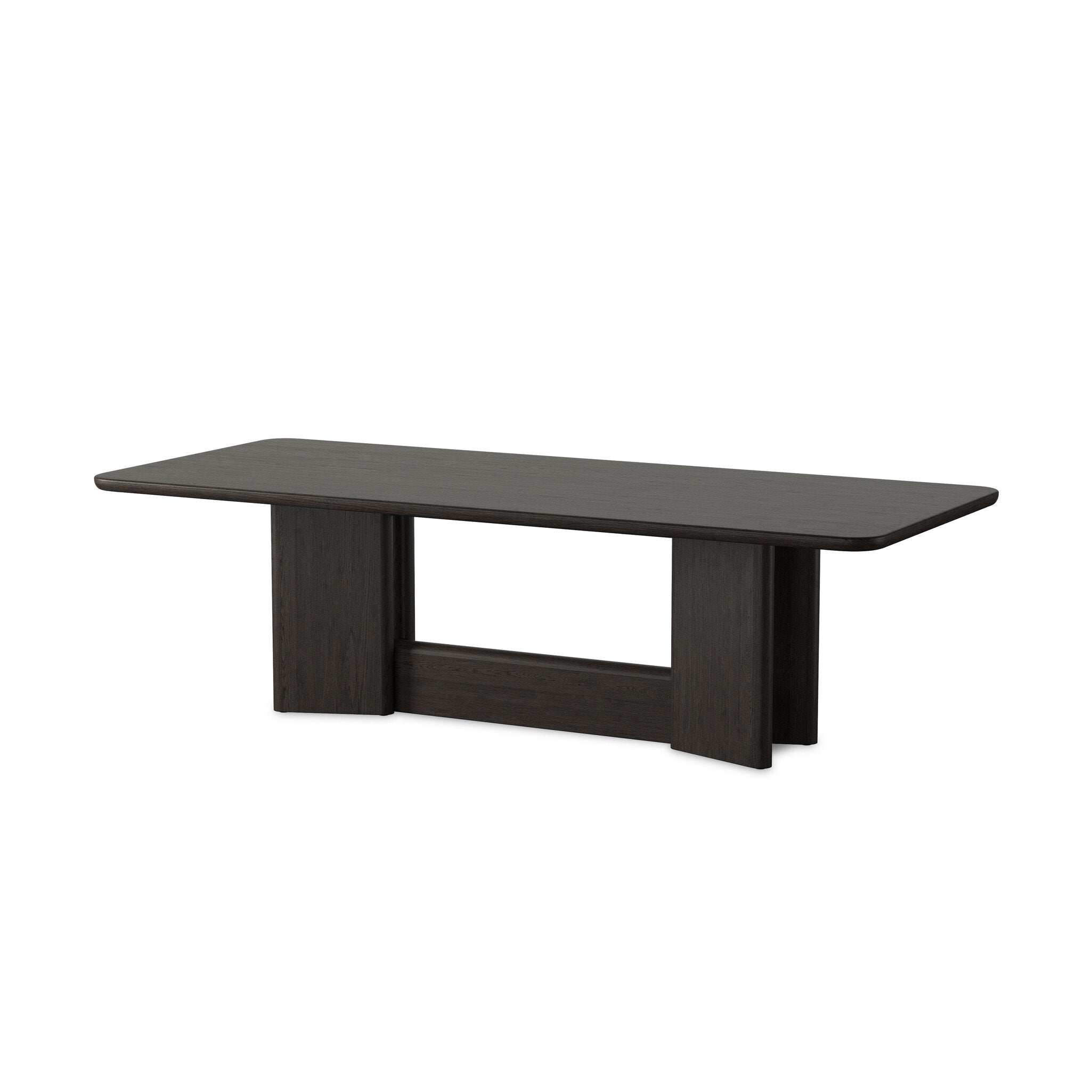 Nadine Dining Table - Smoked Black Oak Veneer