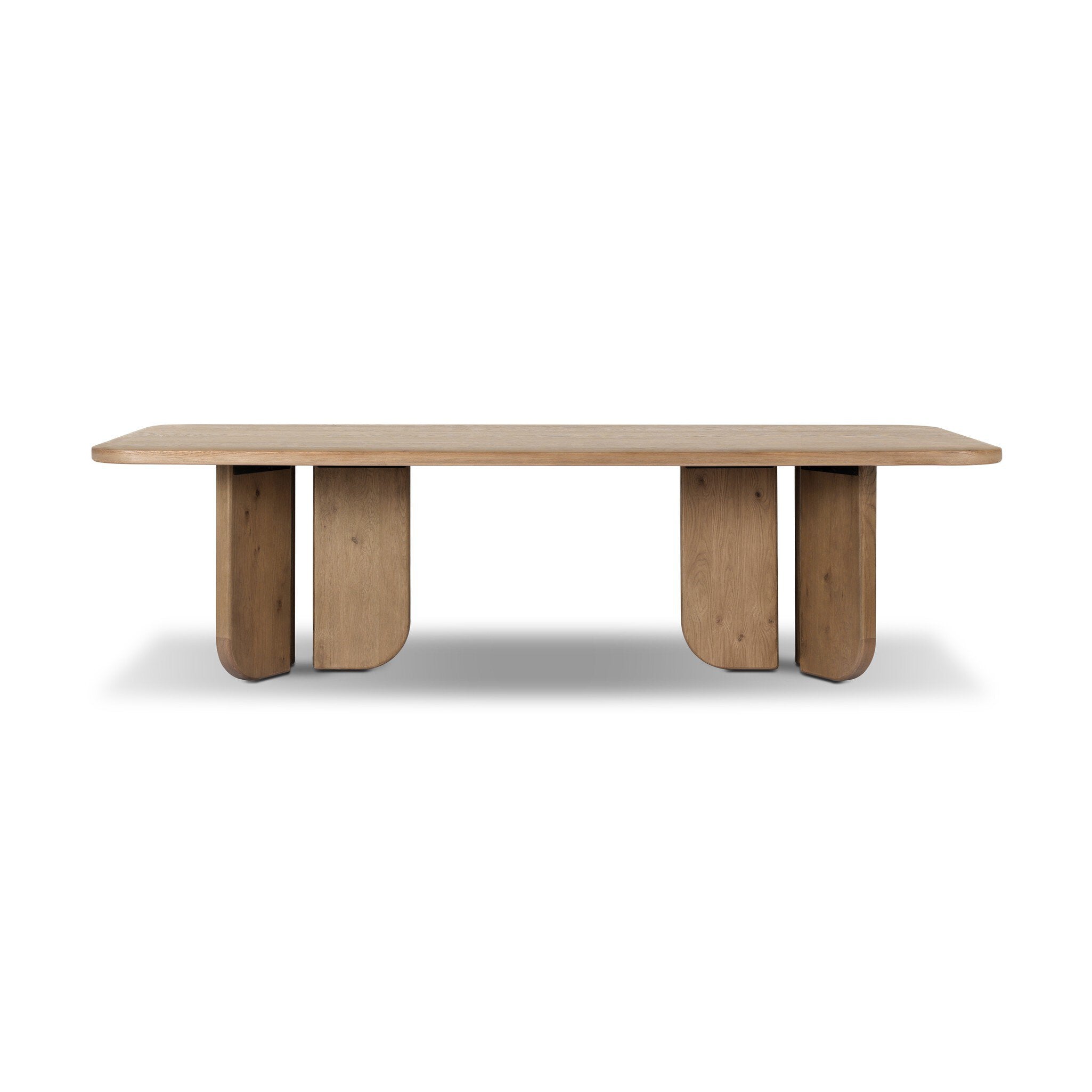 Baloro 108" Dining Table - Warm Oak Thick Veneer