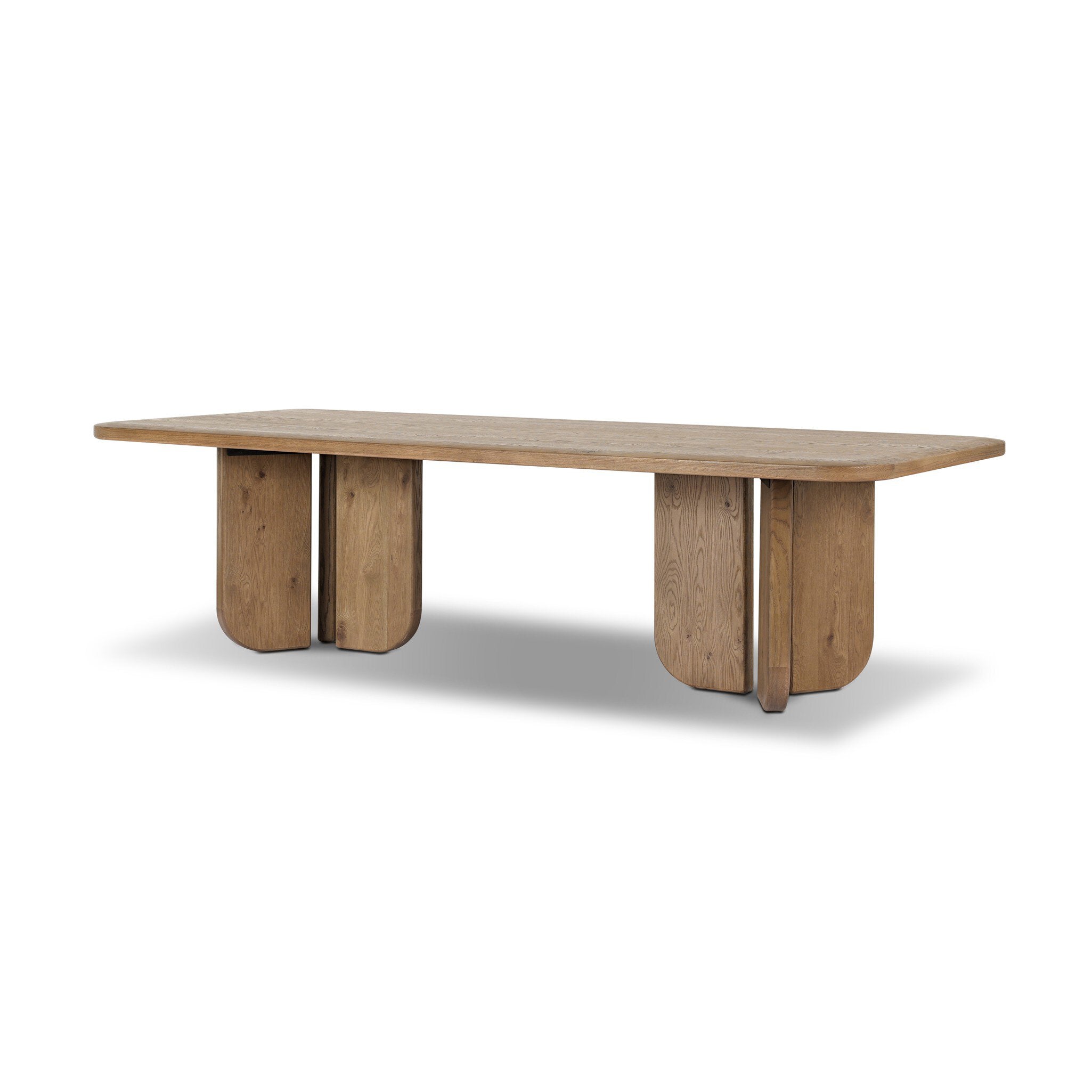Baloro 108" Dining Table - Warm Oak Thick Veneer