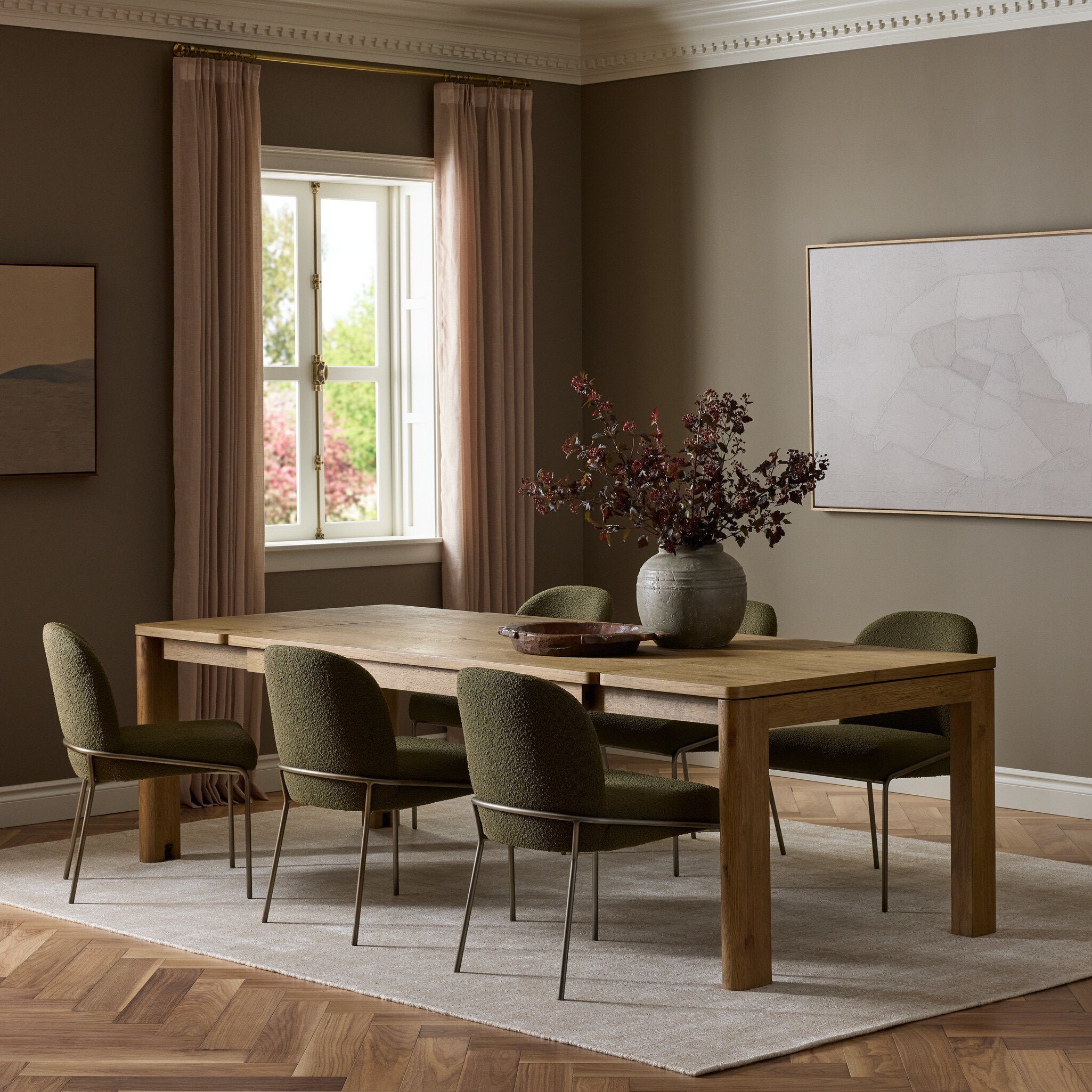 Noeline Double Extension Dining Table