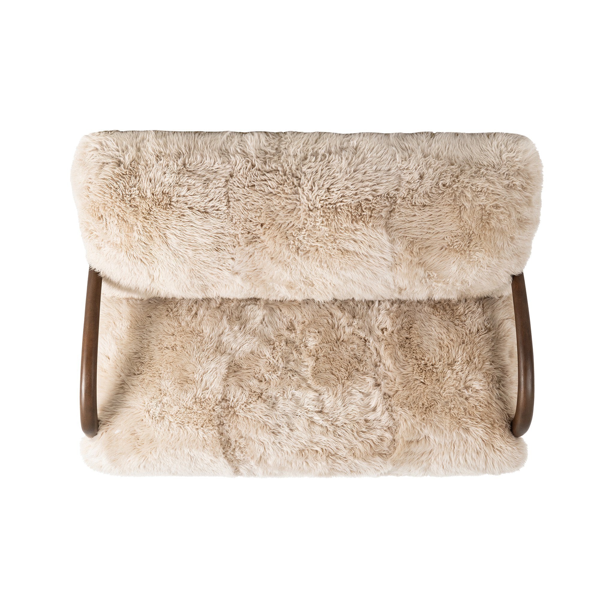 Sandro Settee - Champagne Mongolian Fur