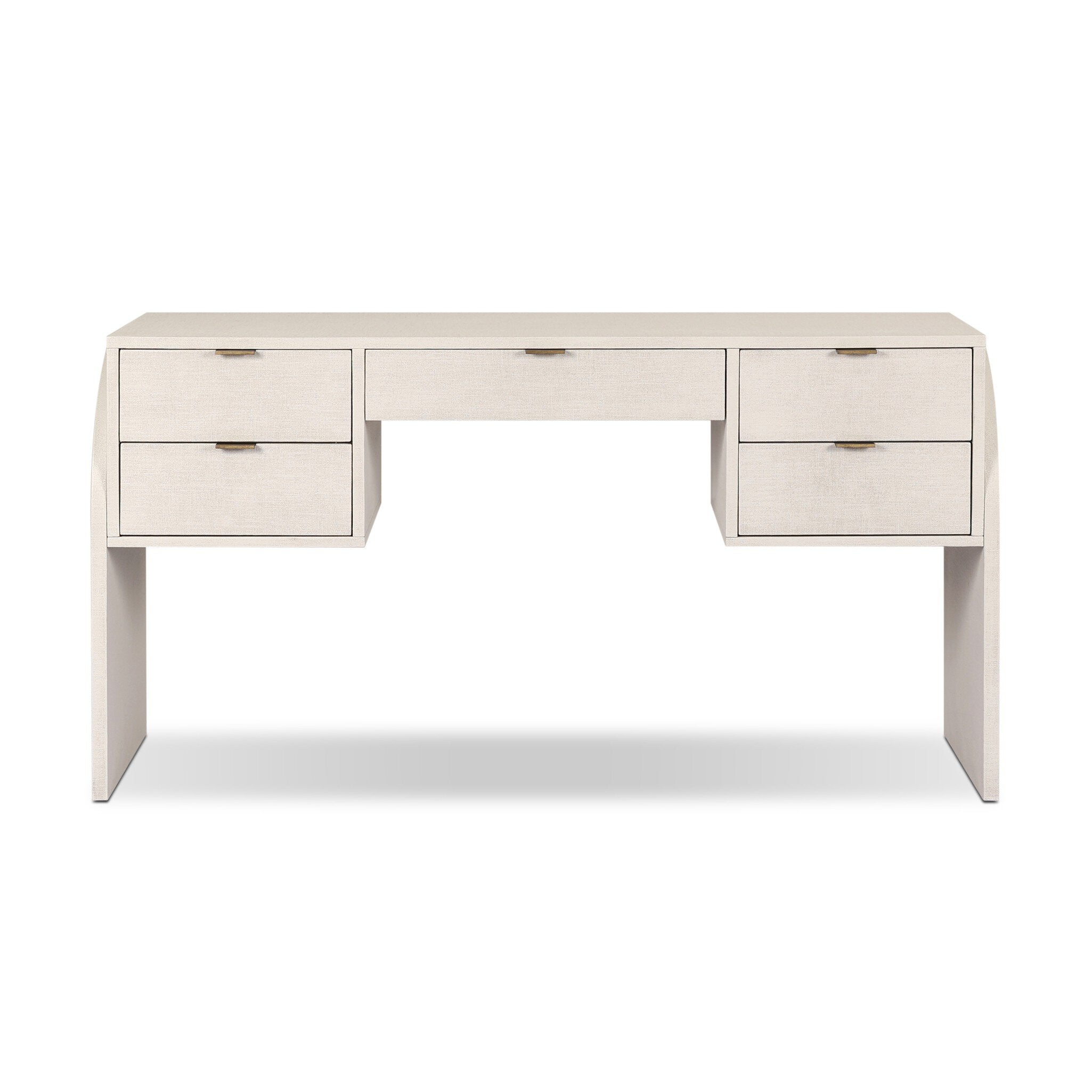 Cressida Desk - Ivory Painted Linen
