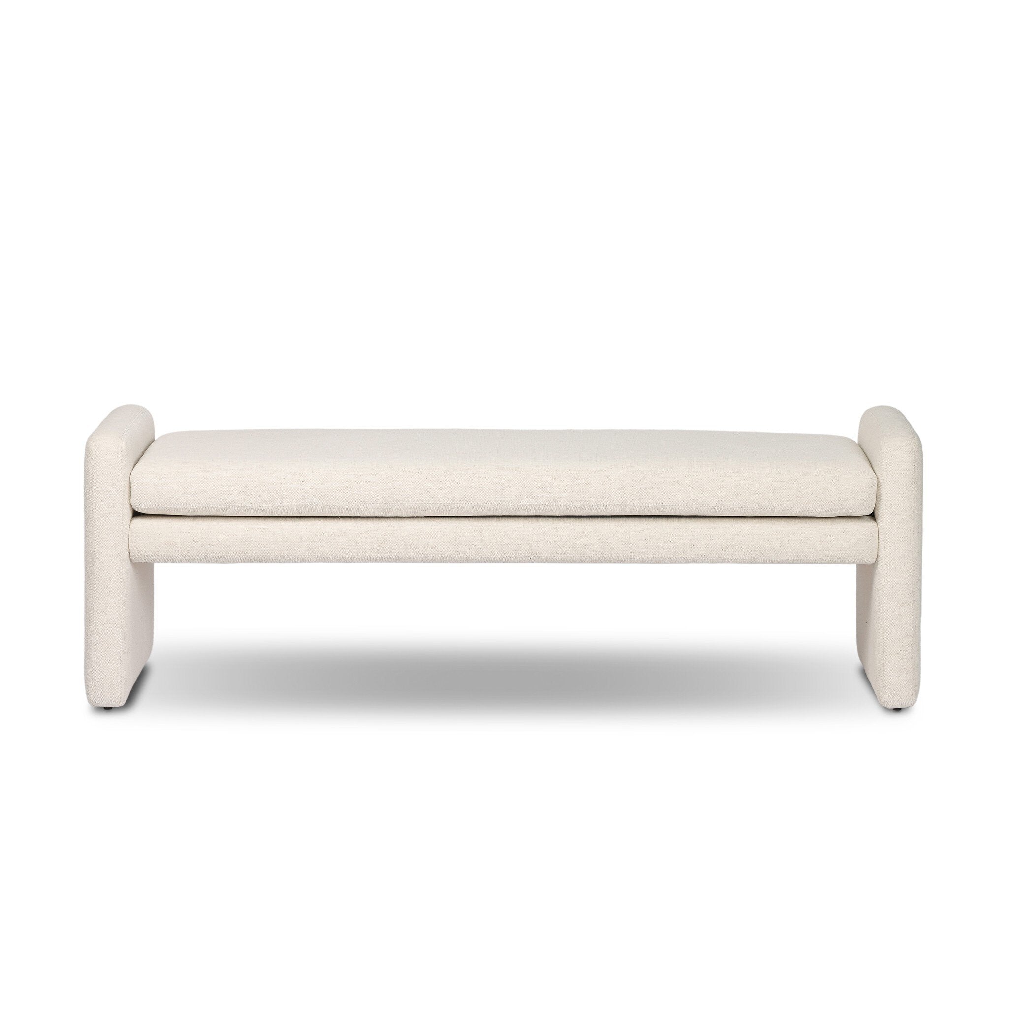 Serena 55" Accent Bench - Crypton Nomad Snow