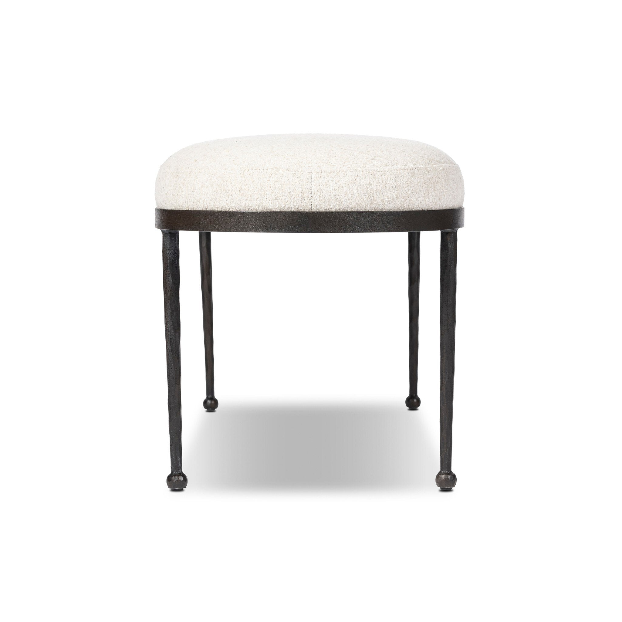 Corinne Accent Bench - Crete Pebble