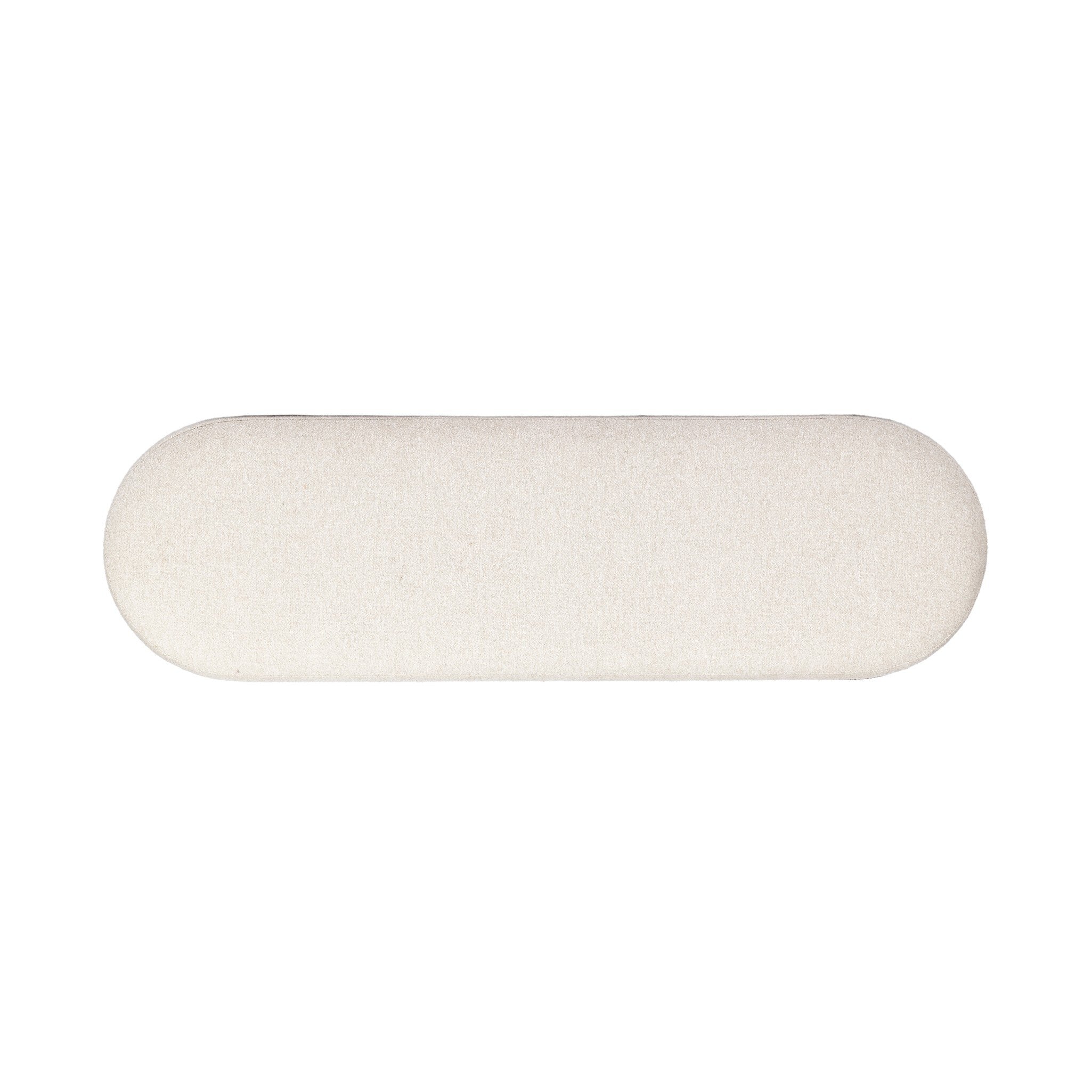 Corinne Accent Bench - Crete Pebble