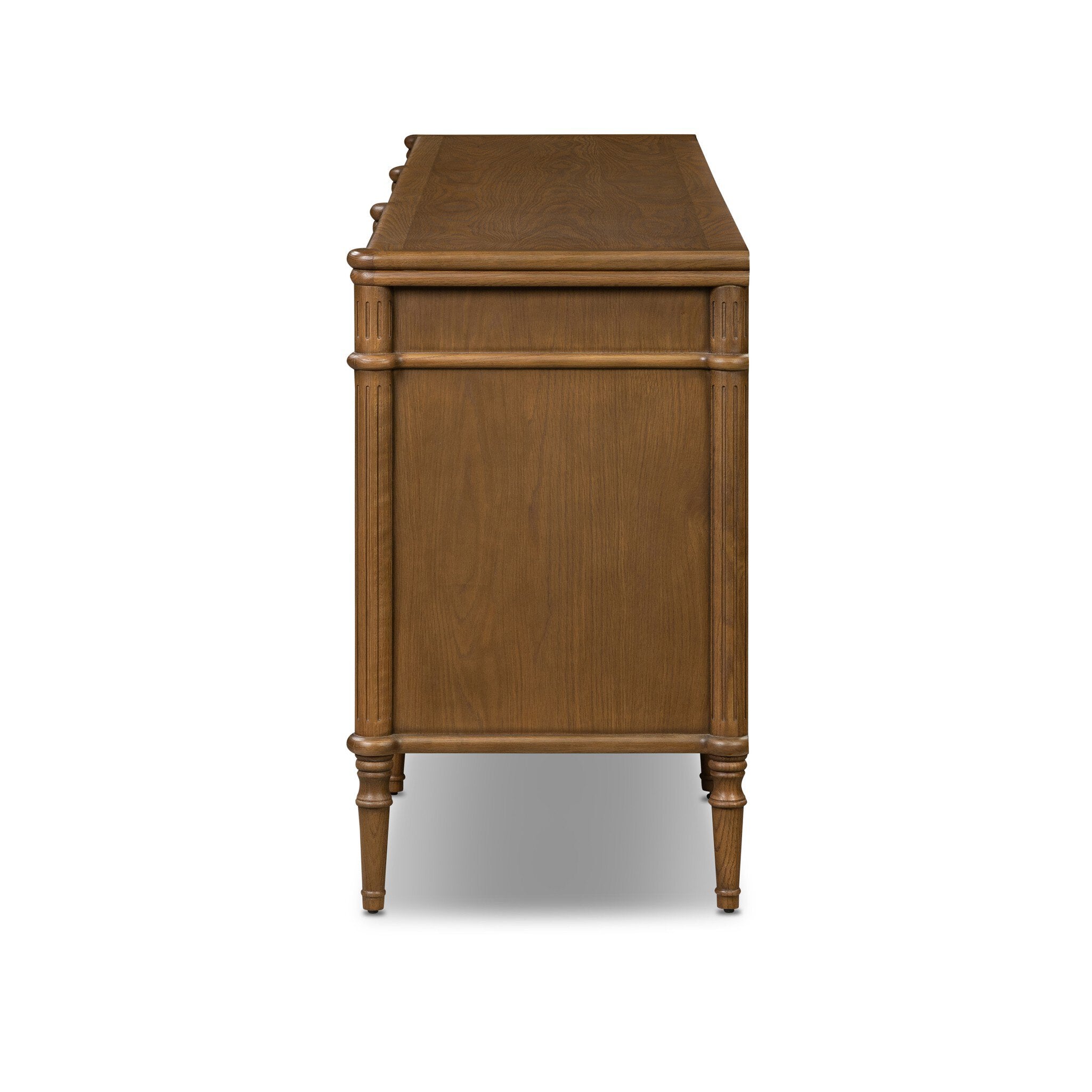 Toulouse 6 Door Sideboard - Toasted Oak Veneer