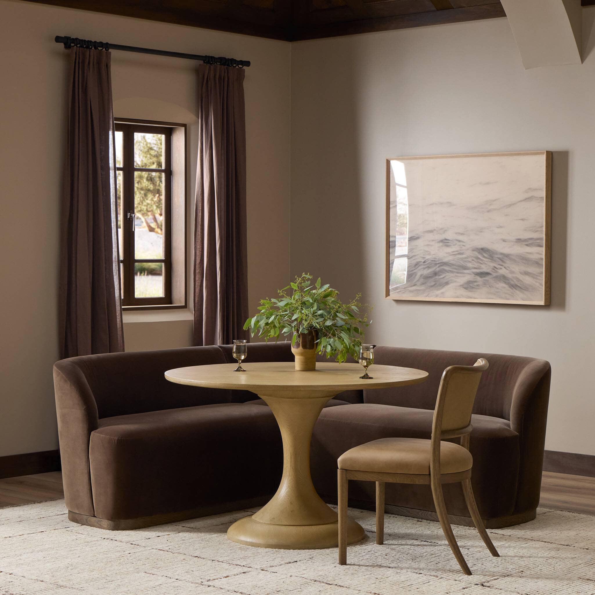 Dorset Banquette L-Shape - Surrey Mink