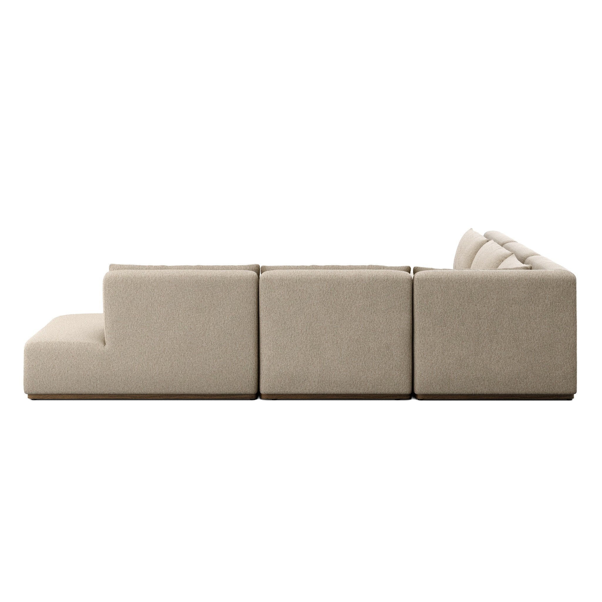 Adler Outdoor 5-Piece Sectional + Bumper Chaise