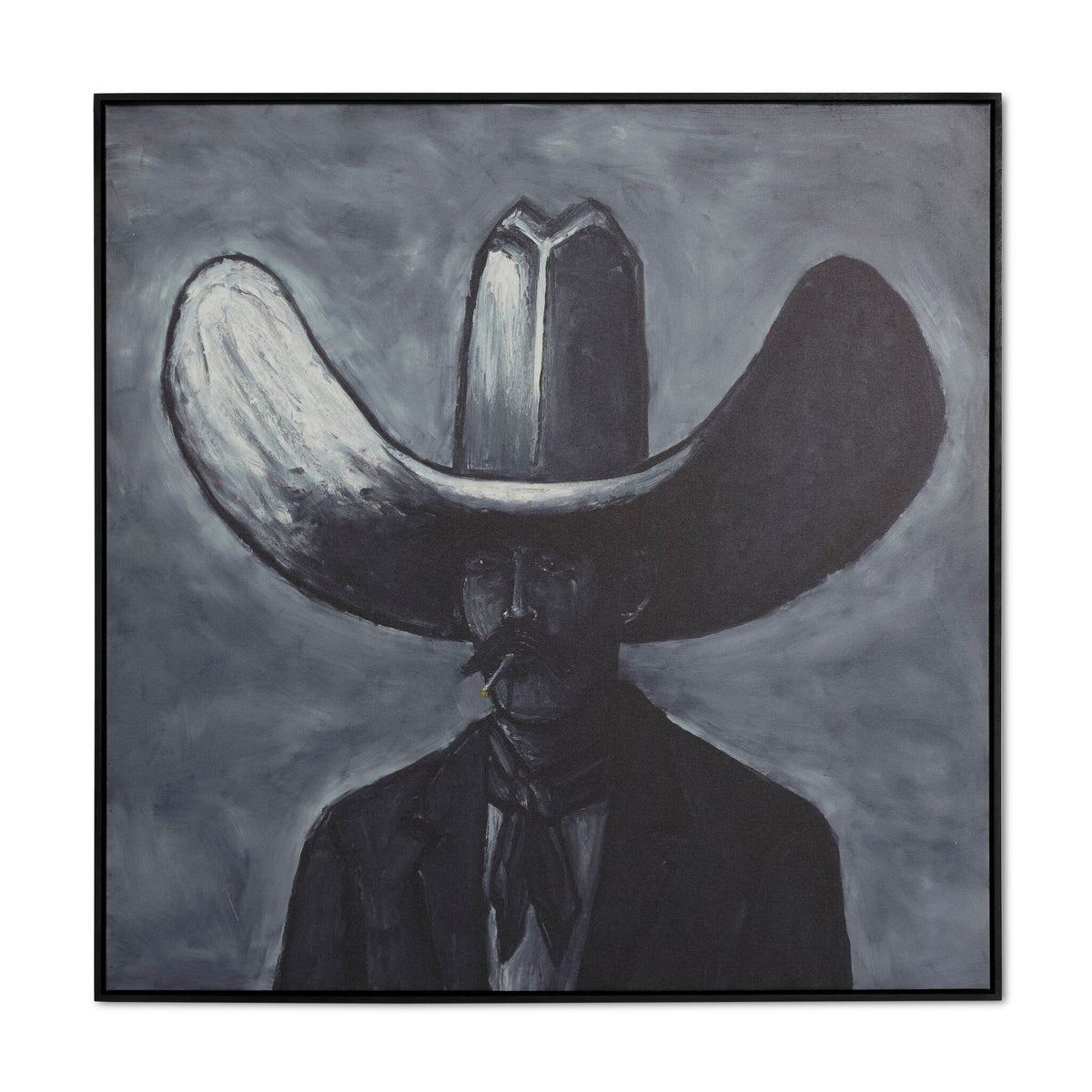 Larger Than Legend by Larry Stewart - Vertical Grain White Oak Floater