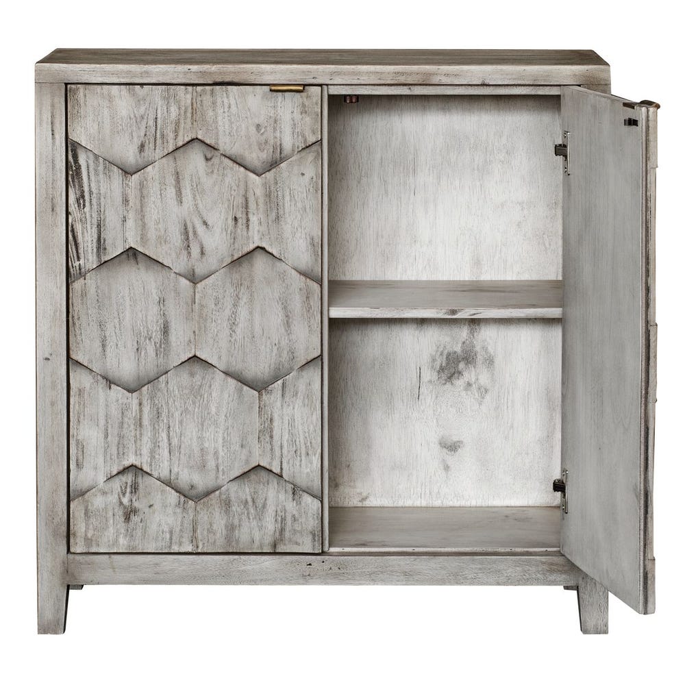 Uttermost Catori Smoked Ivory Console Cabinet