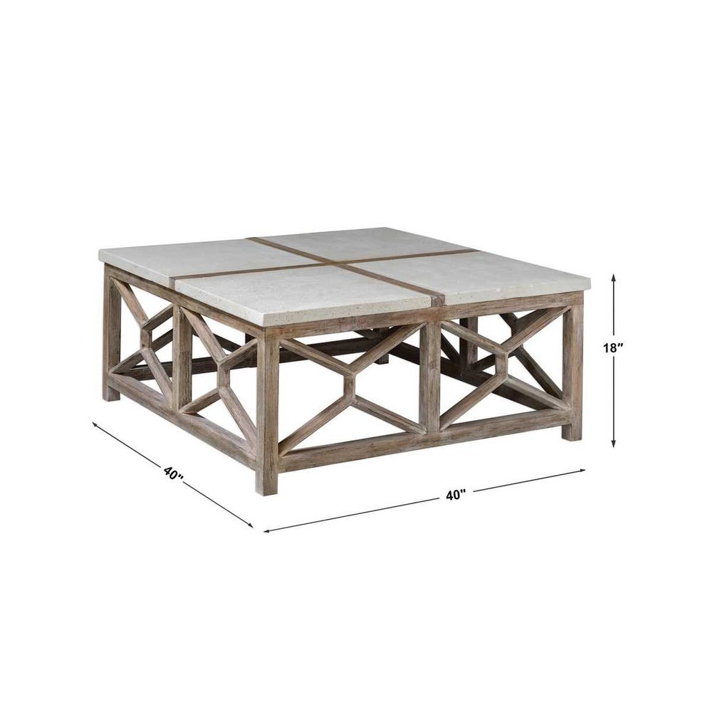Uttermost Catali Stone Coffee Table