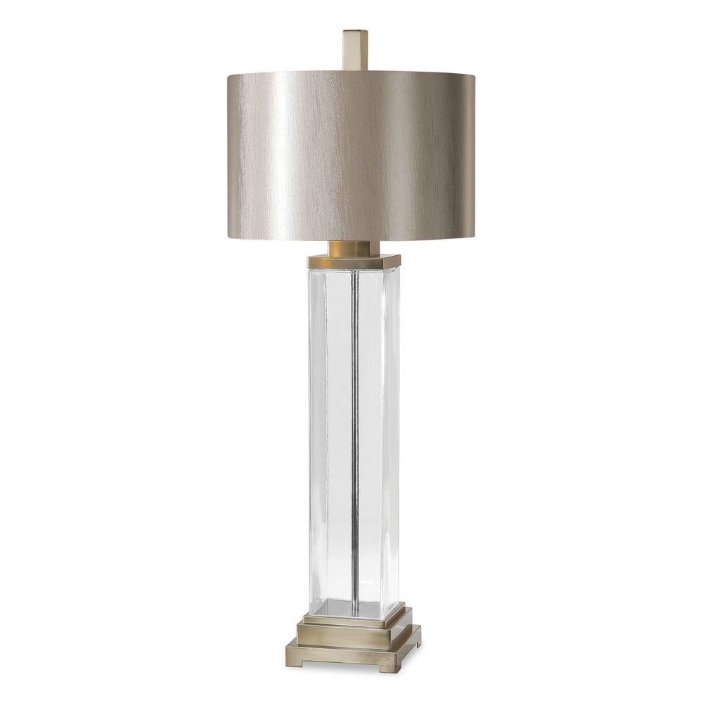 Uttermost Drustan Clear Glass Table Lamp