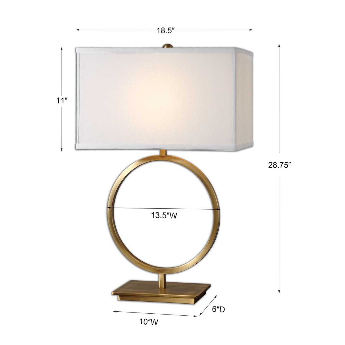 Uttermost Duara Circle Table Lamp