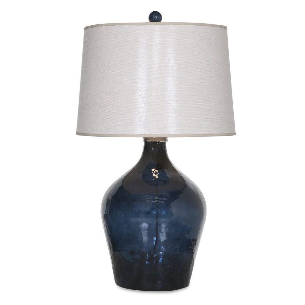 Uttermost Lamone Blue Glass Lamp