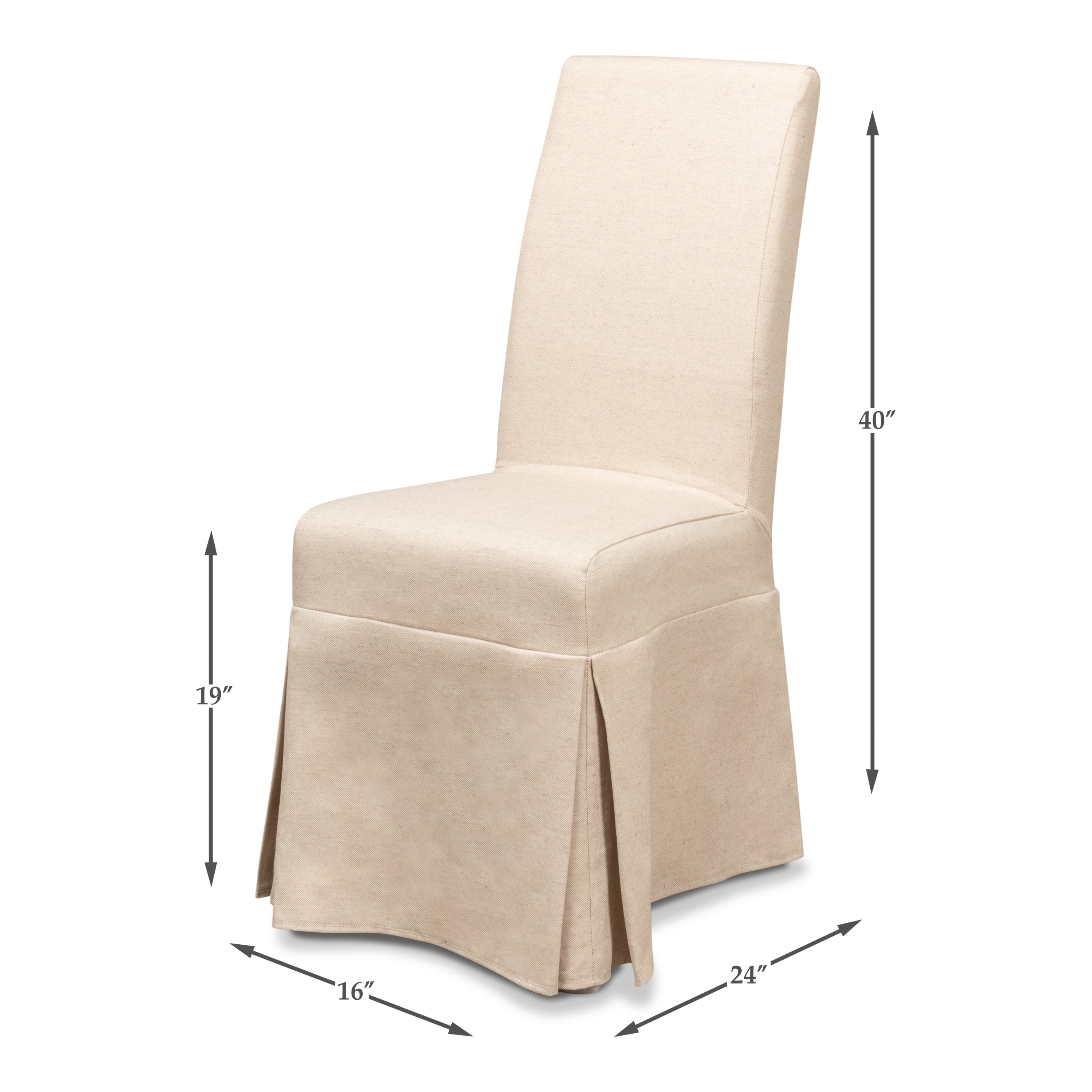 Draped Side Chair - Set of 2