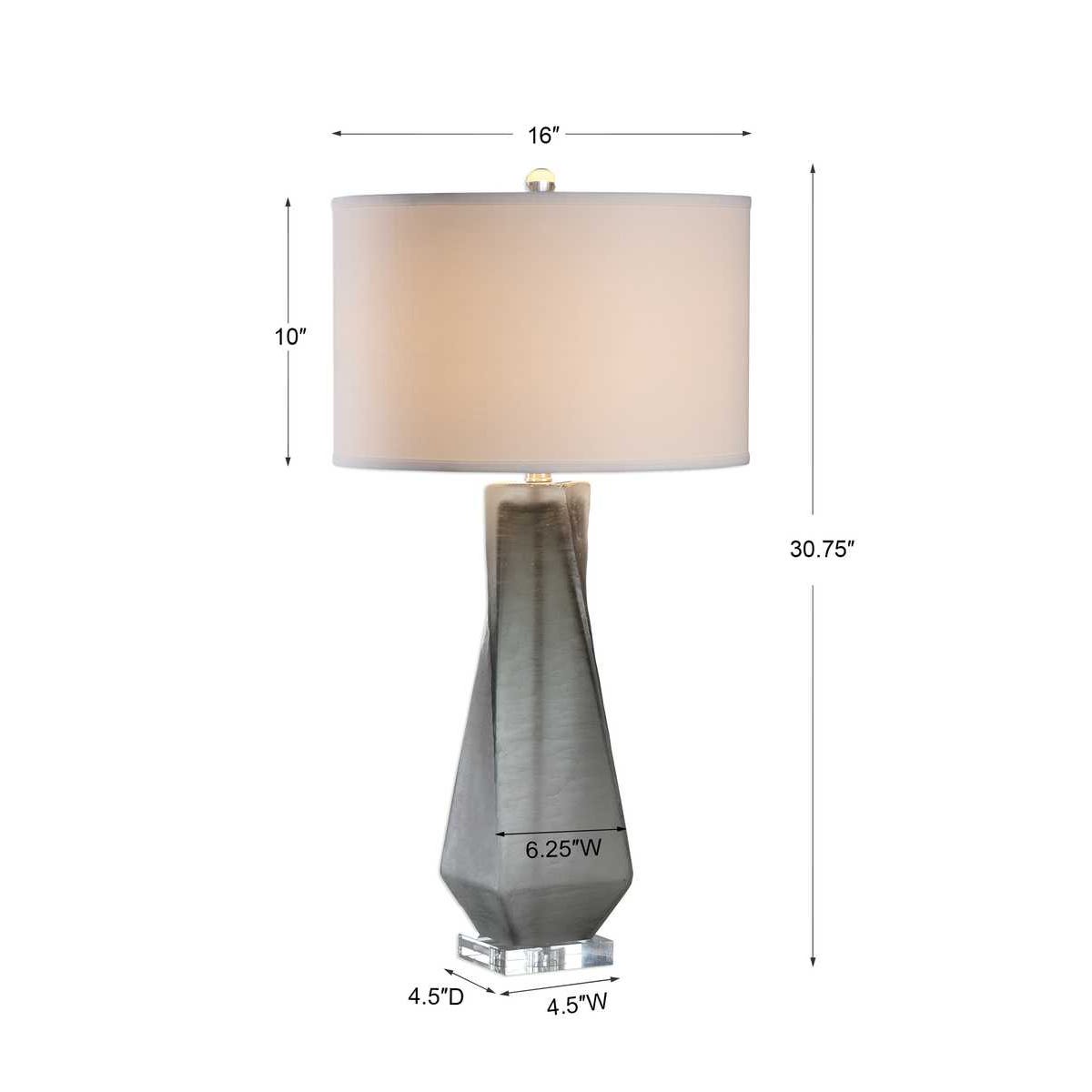 Uttermost Anatoli Charcoal Gray Table Lamp