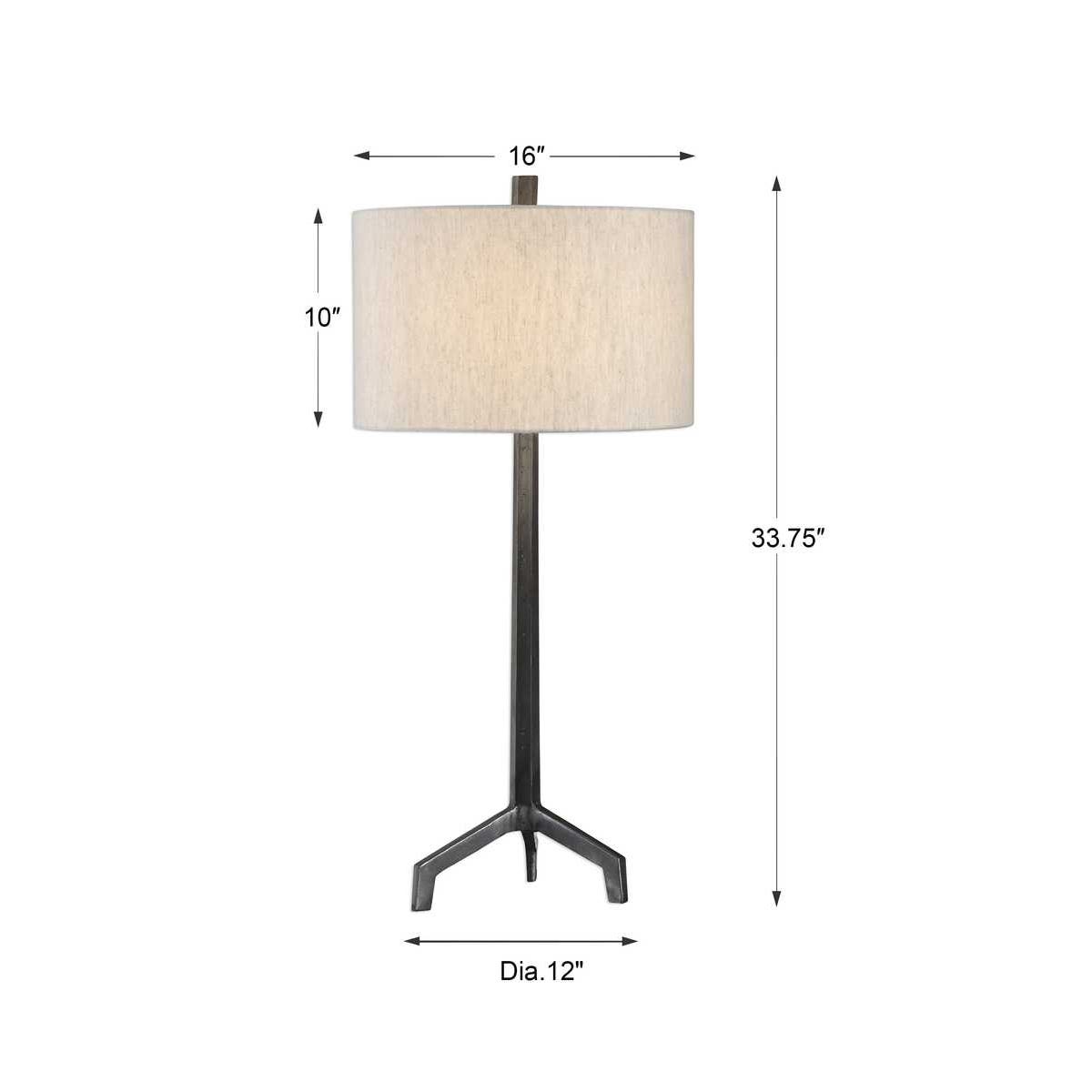 Uttermost Ivor Cast Iron Lamp
