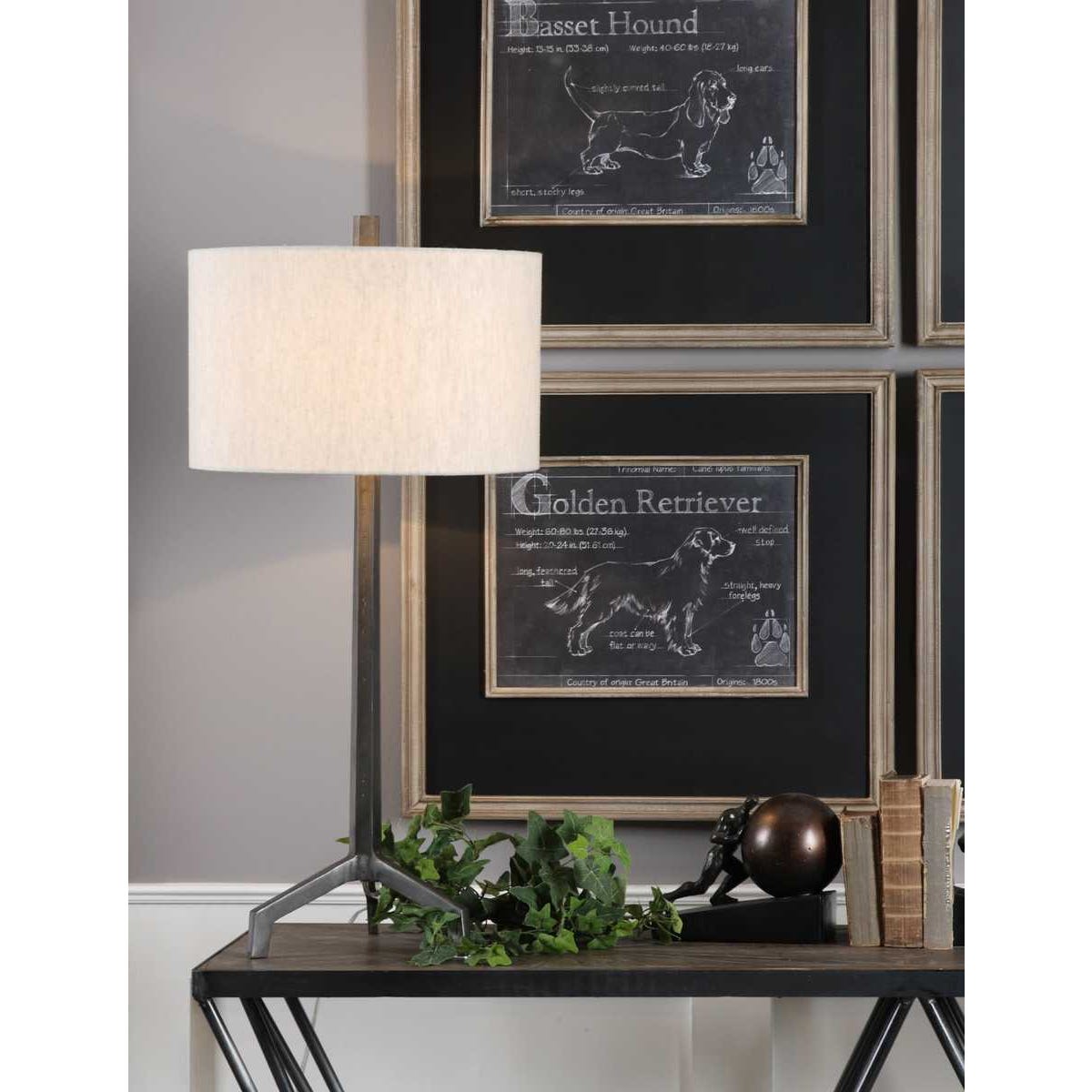Uttermost Ivor Cast Iron Lamp