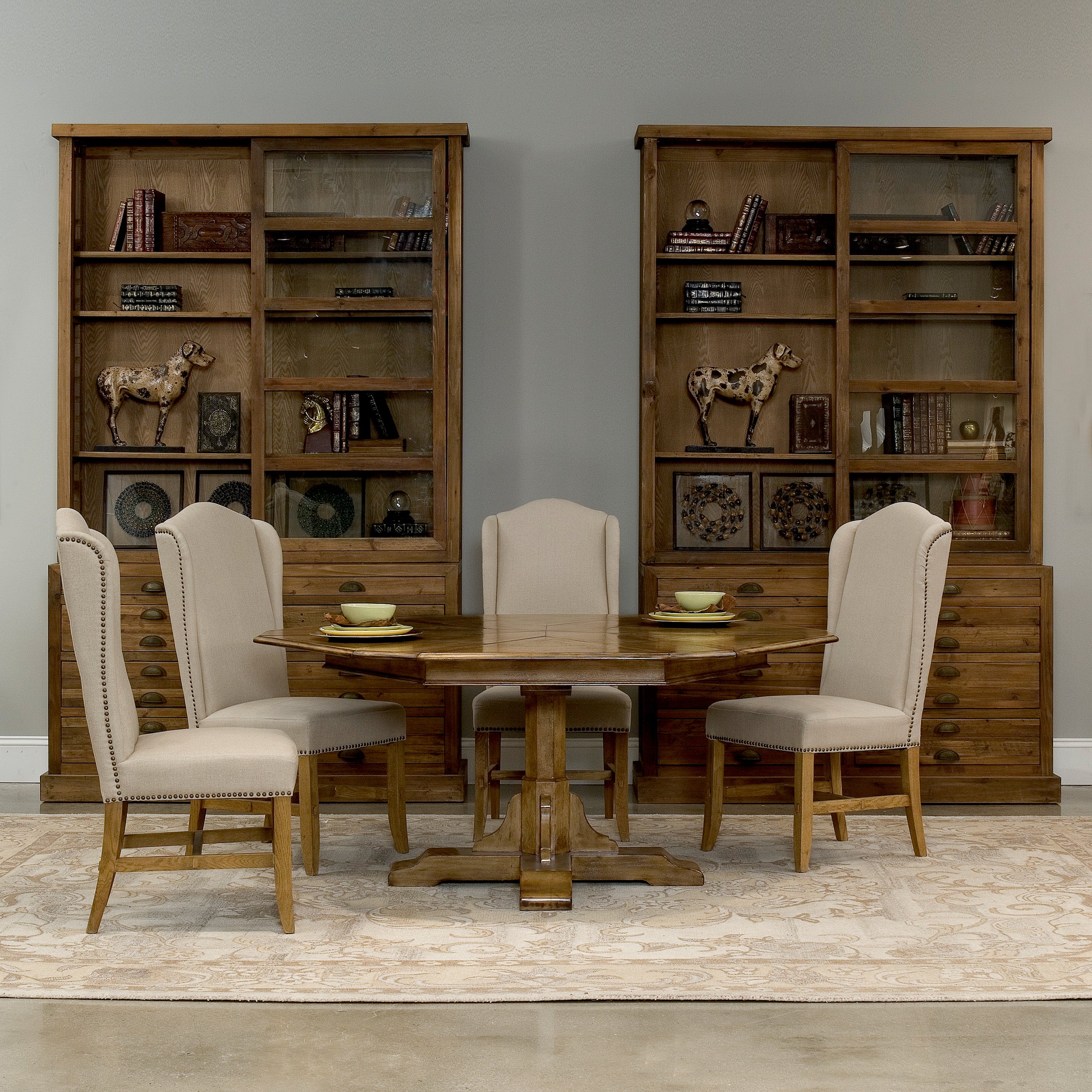 High Back Dining Chair - Set of 2