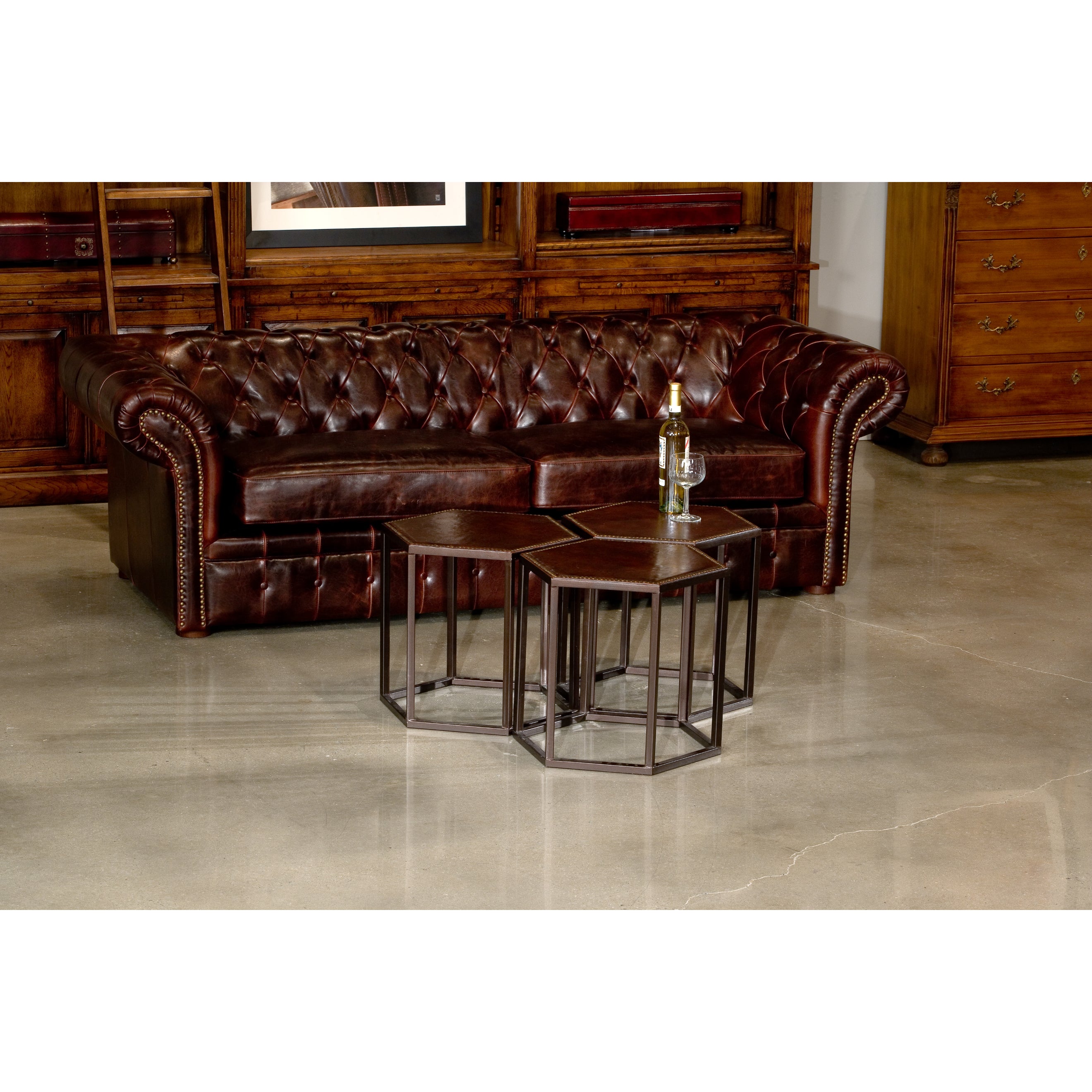 Piccadilly Club Leather Sofa