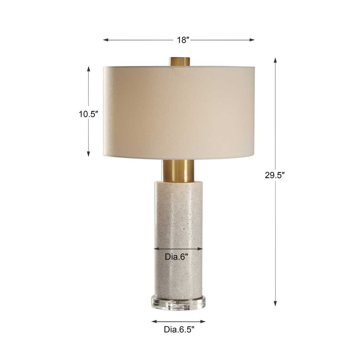 Uttermost Vaeshon Concrete Table Lamp