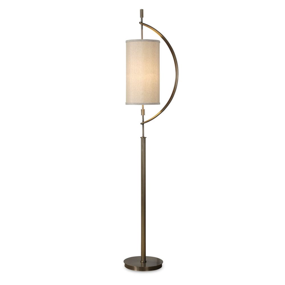Uttermost Balaour Antique Brass Floor Lamp