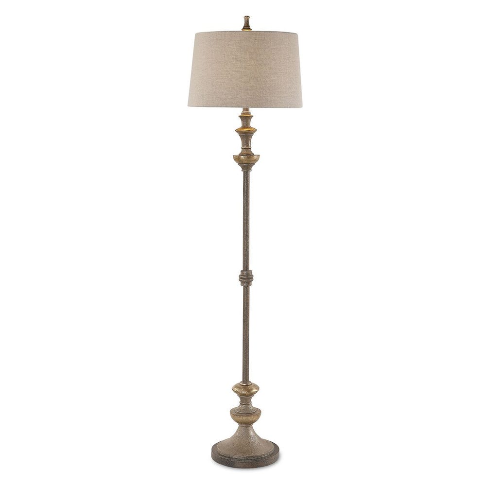 Uttermost Vetralla Silver Bronze Floor Lamp