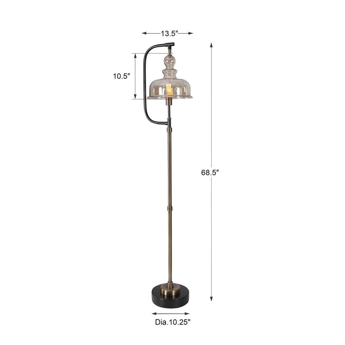 Uttermost Elieser Industrial Floor Lamp