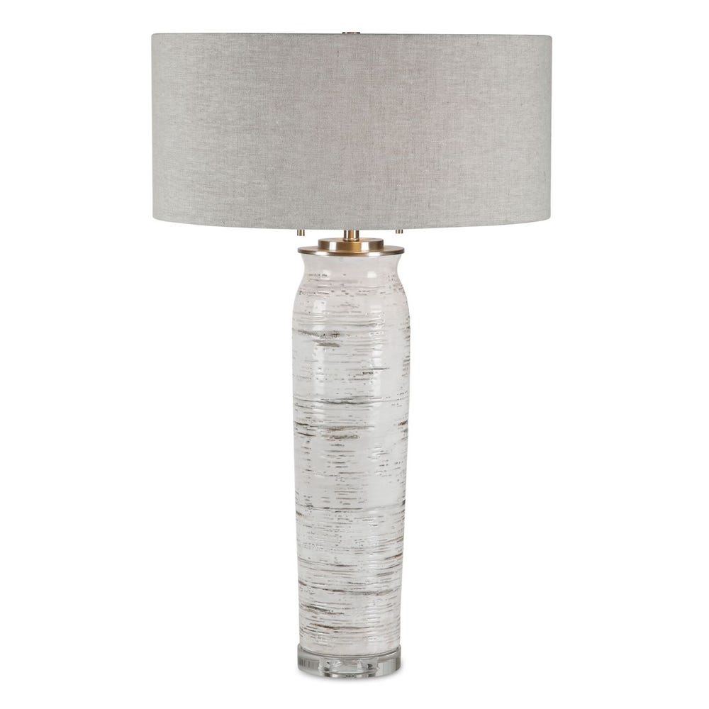 Uttermost Lenta White Table Lamp
