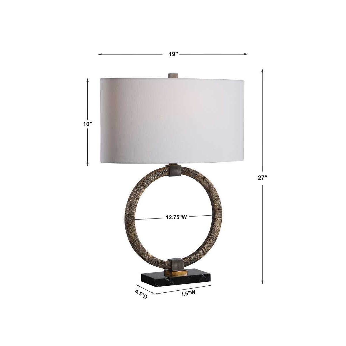 Uttermost Relic Aged Gold Table Lamp