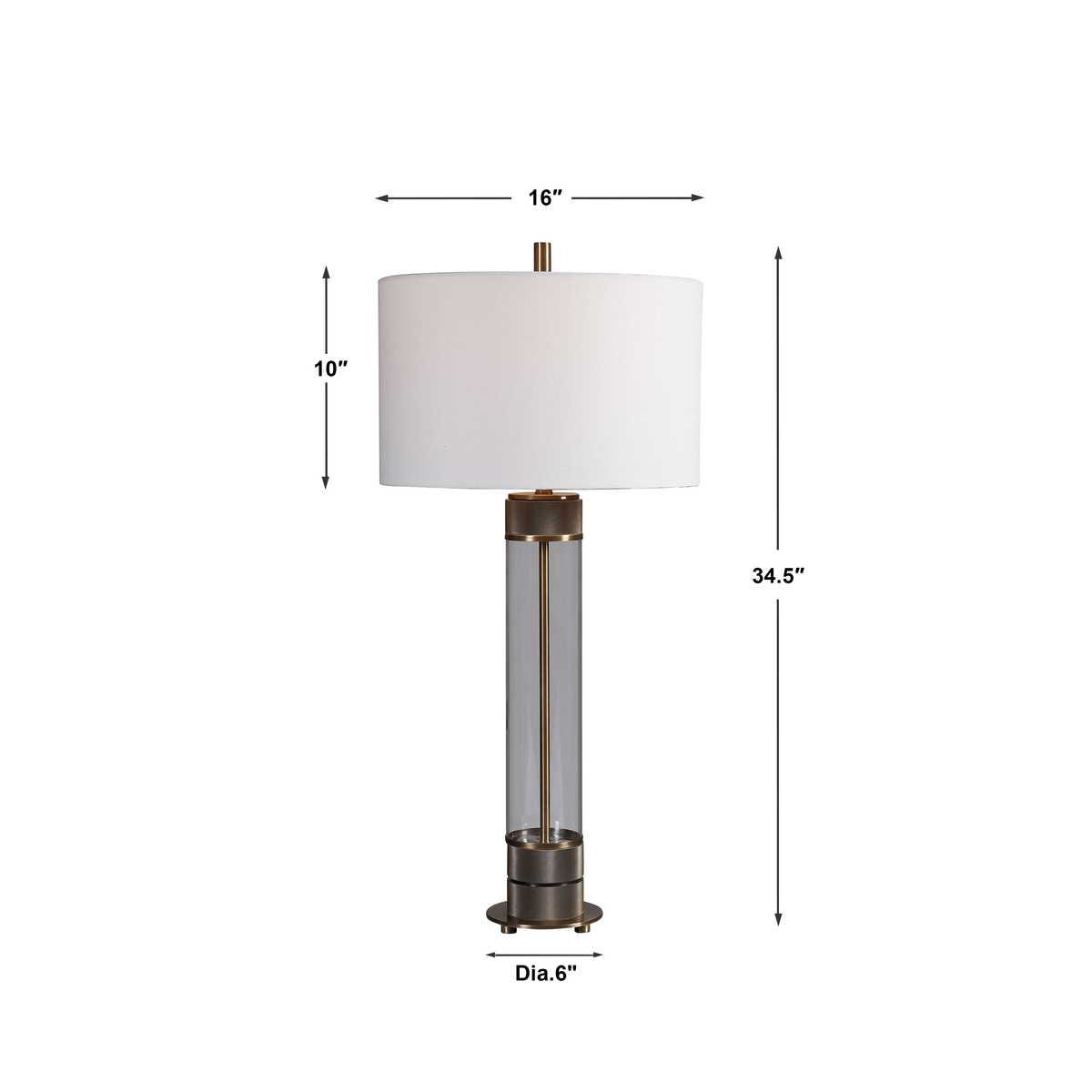 Uttermost Anmer Industrial Table Lamp