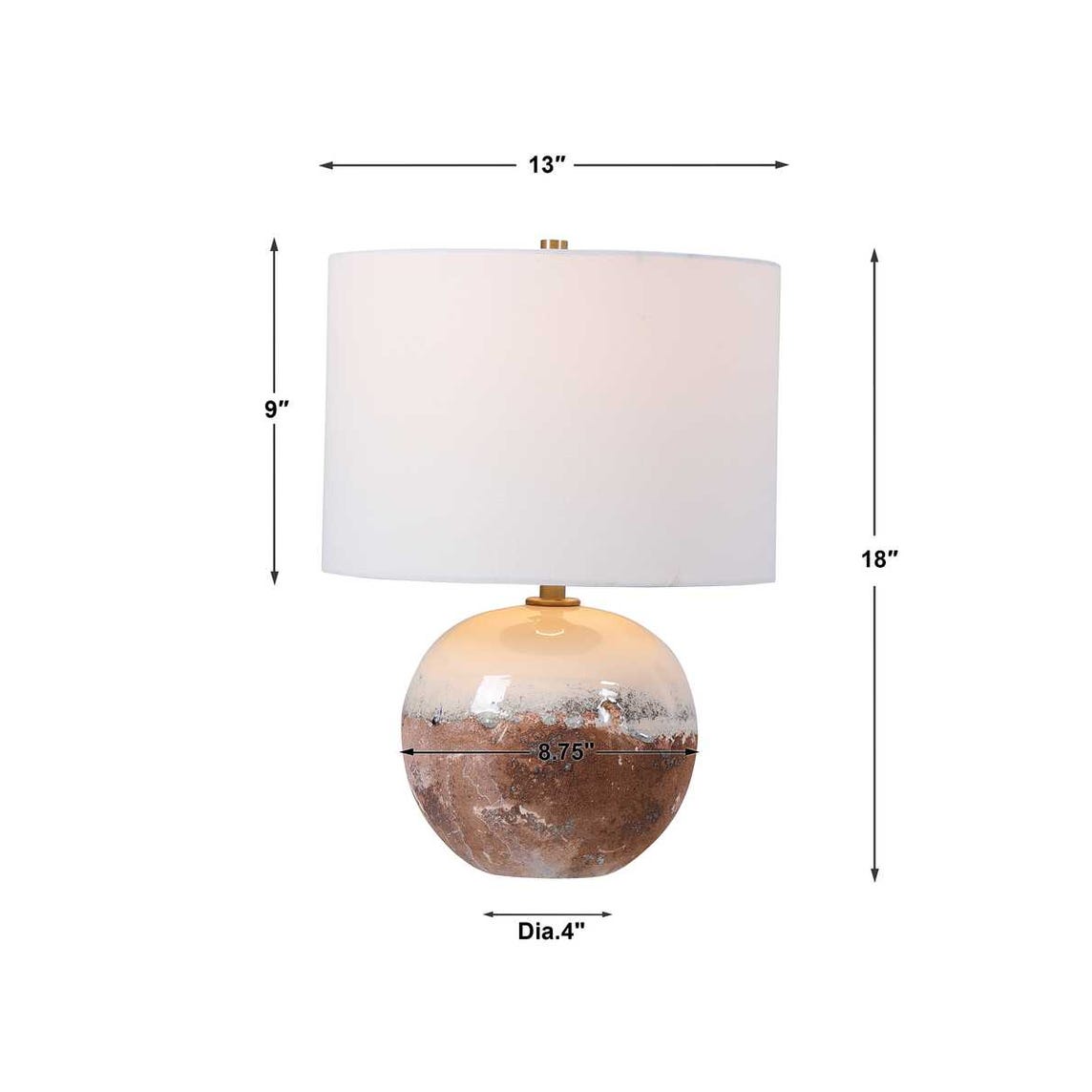Uttermost Durango Terracotta Accent Lamp