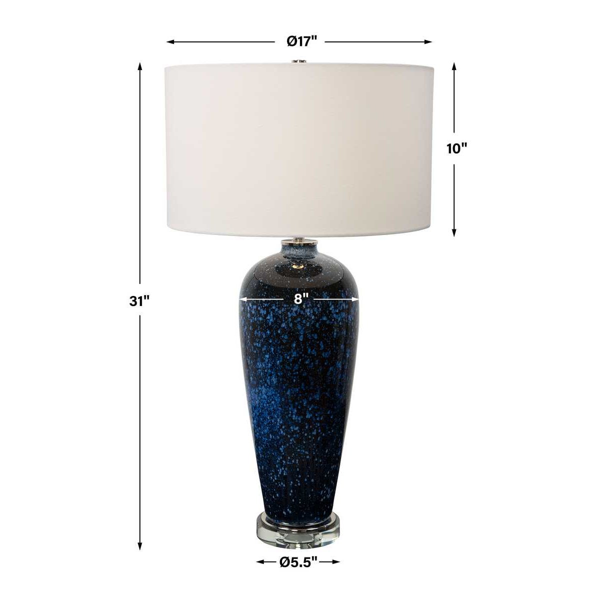 Uttermost Stargazer Cobalt Navy Table Lamp