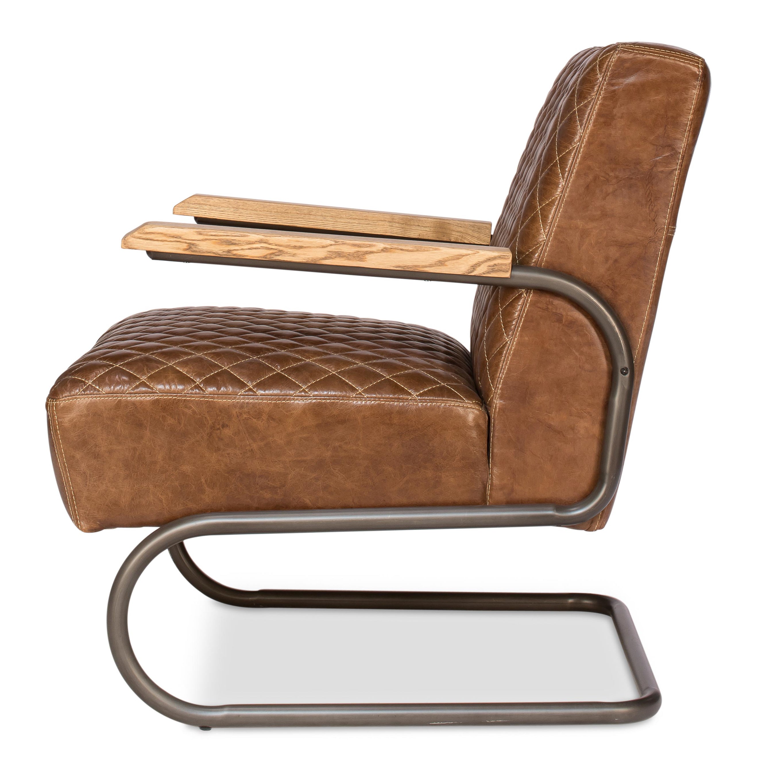 Beverly Hills Chair - Cuba Brown Leather