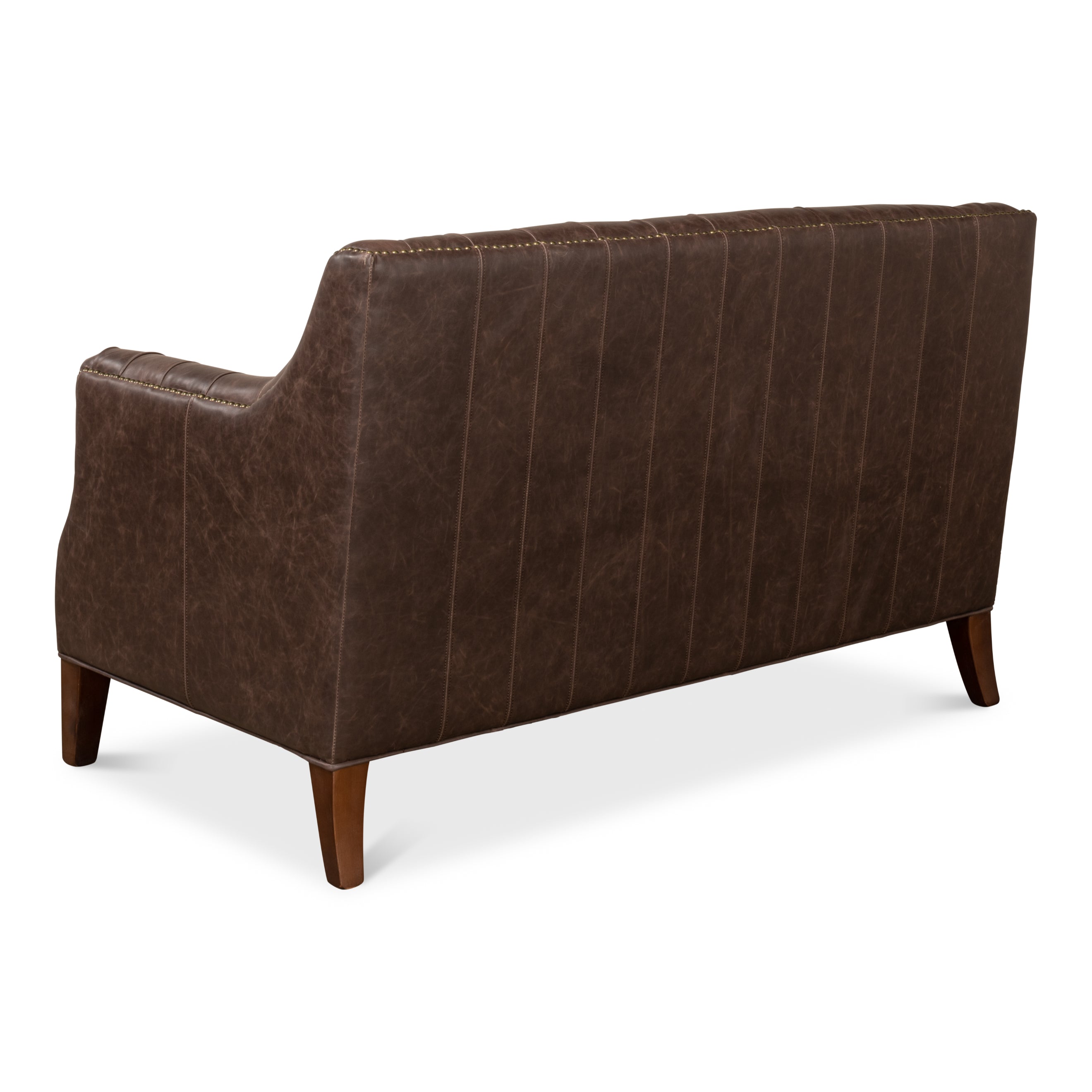 Brooks Leather Tufted 2 Seat Sofa