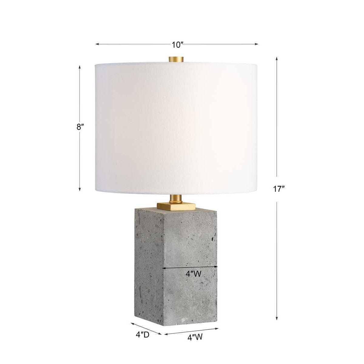 Uttermost Drexel Concrete Block Lamp