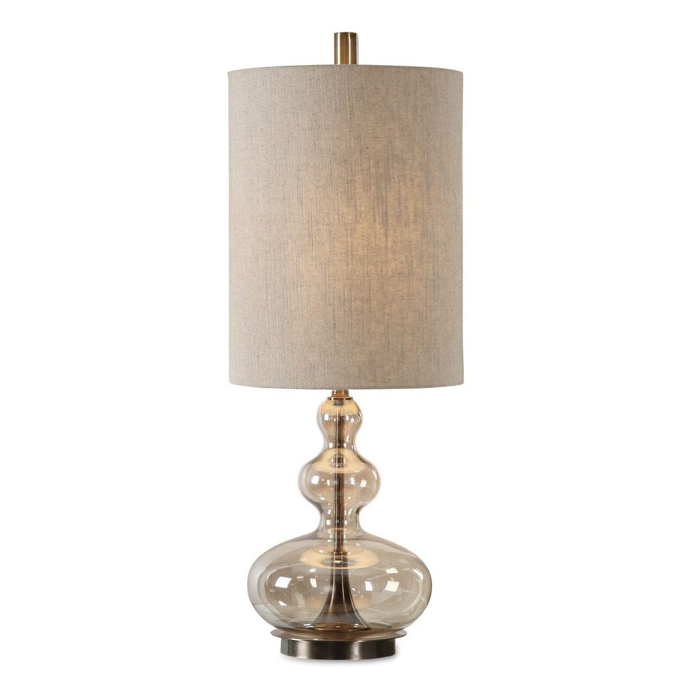 Uttermost Formoso Amber Glass Table Lamp