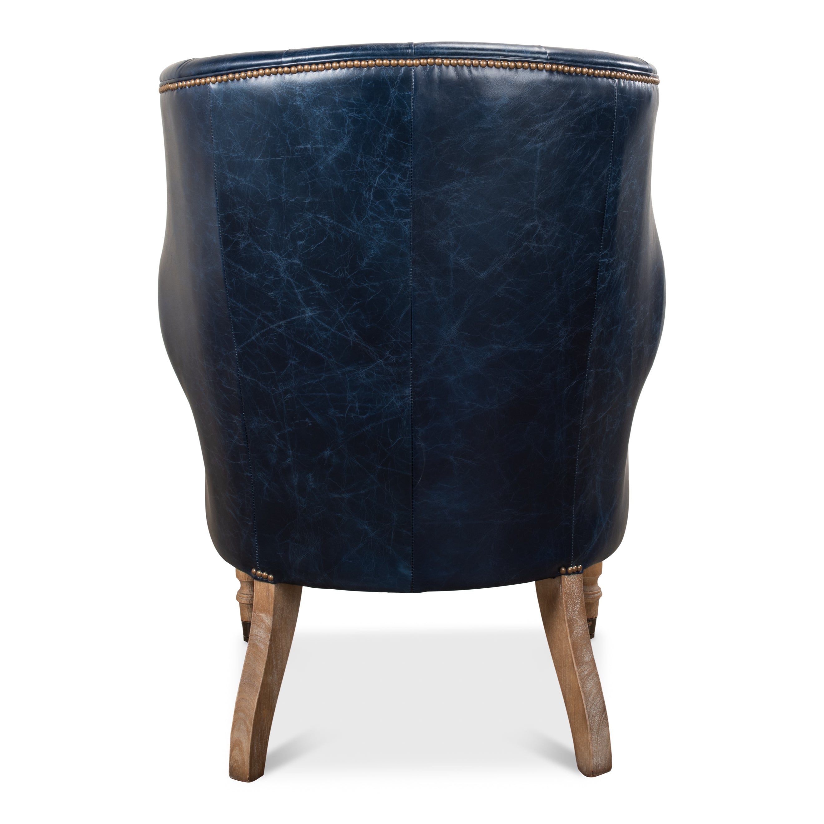 Welsh Blue Leather Chair