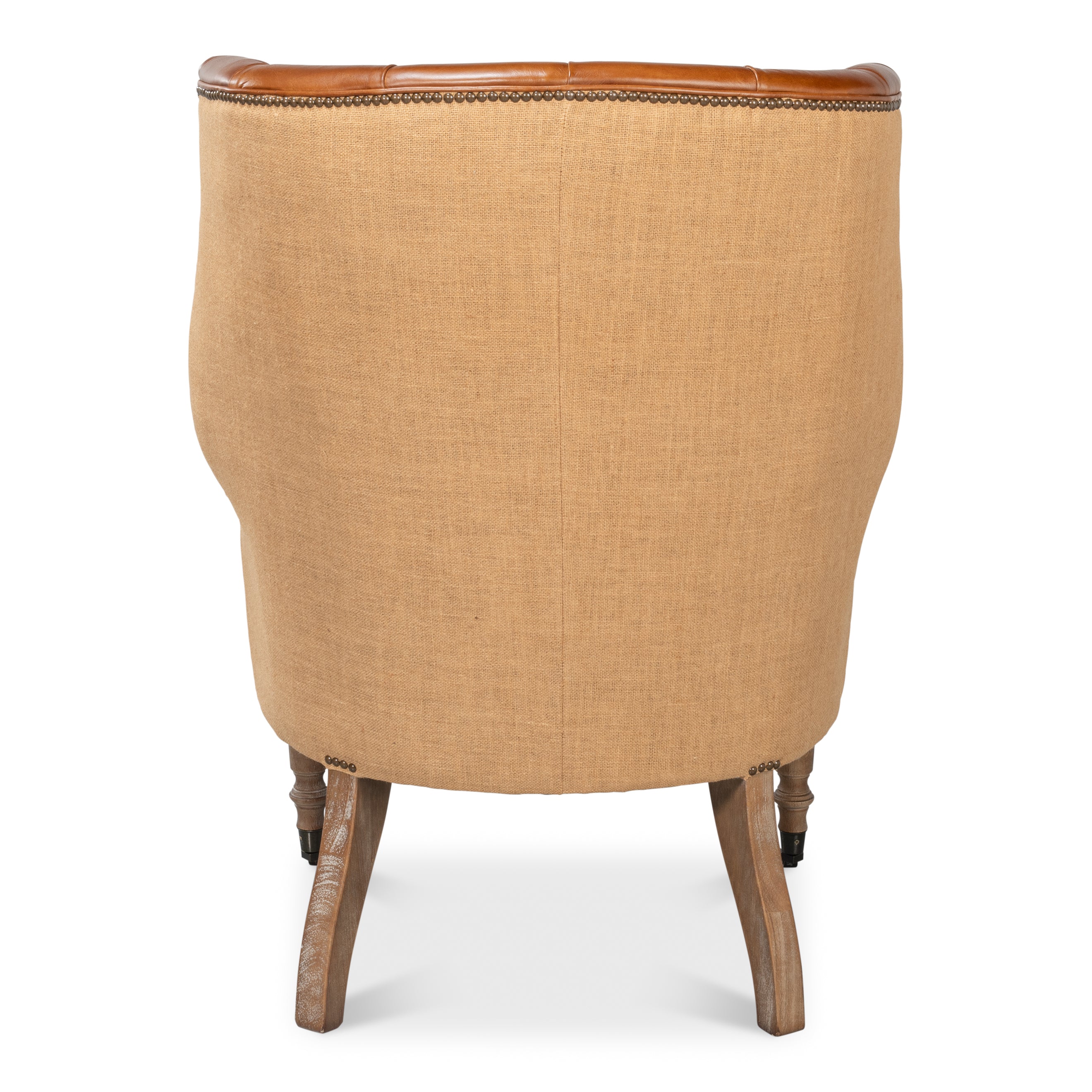 Welsh Leather & Jute Chair