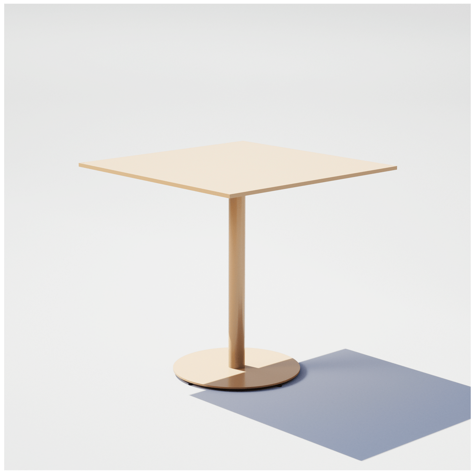 Pedestal Cafe Square Table