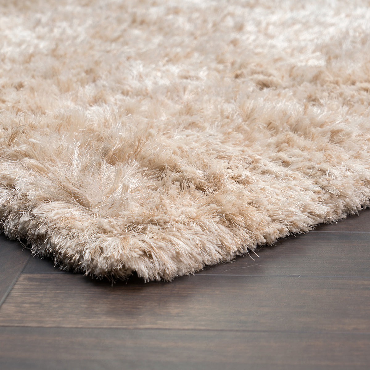 The Ritz Shag Ivory Swatch Rug