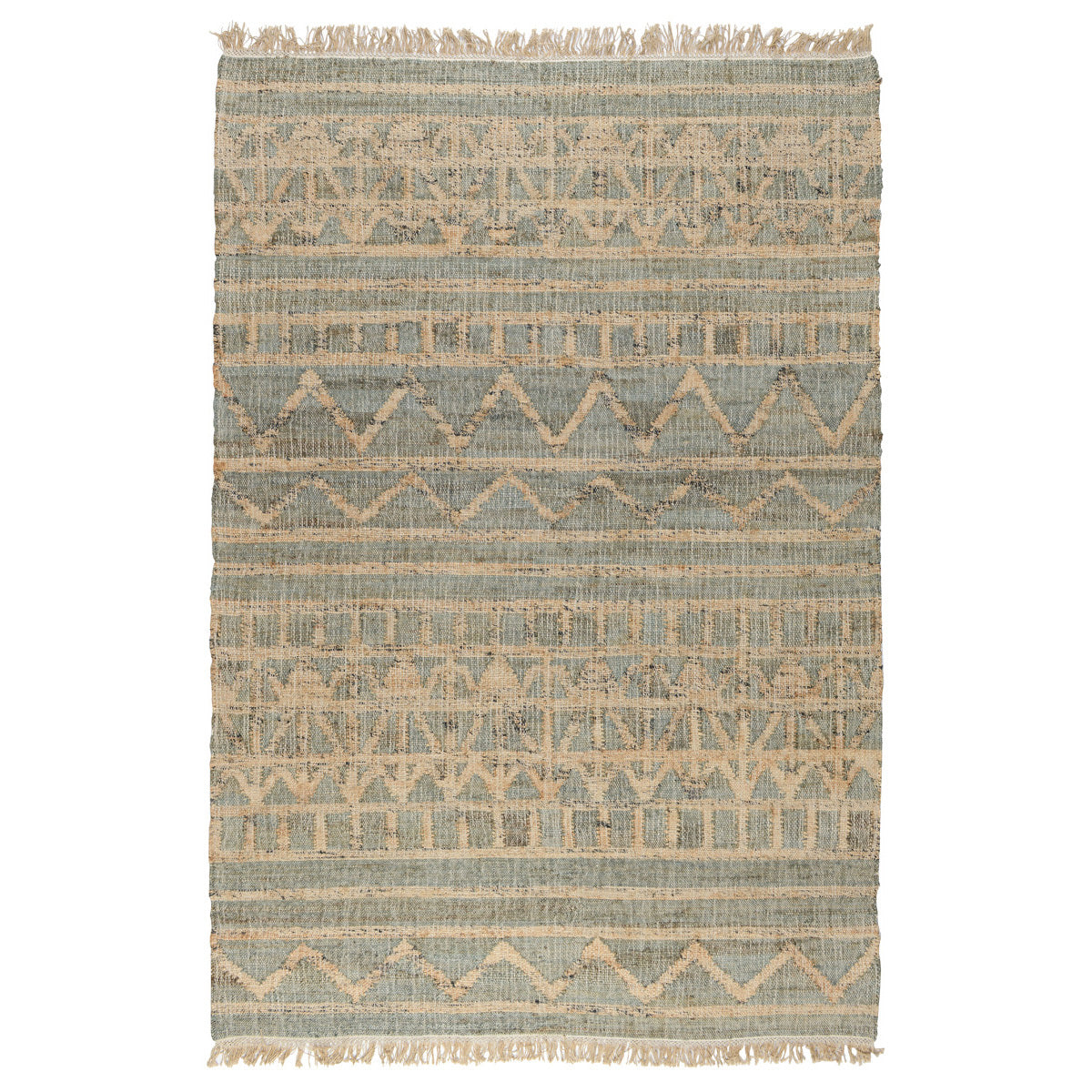 Kingston Distressed 12" X 12" Ivy Rug