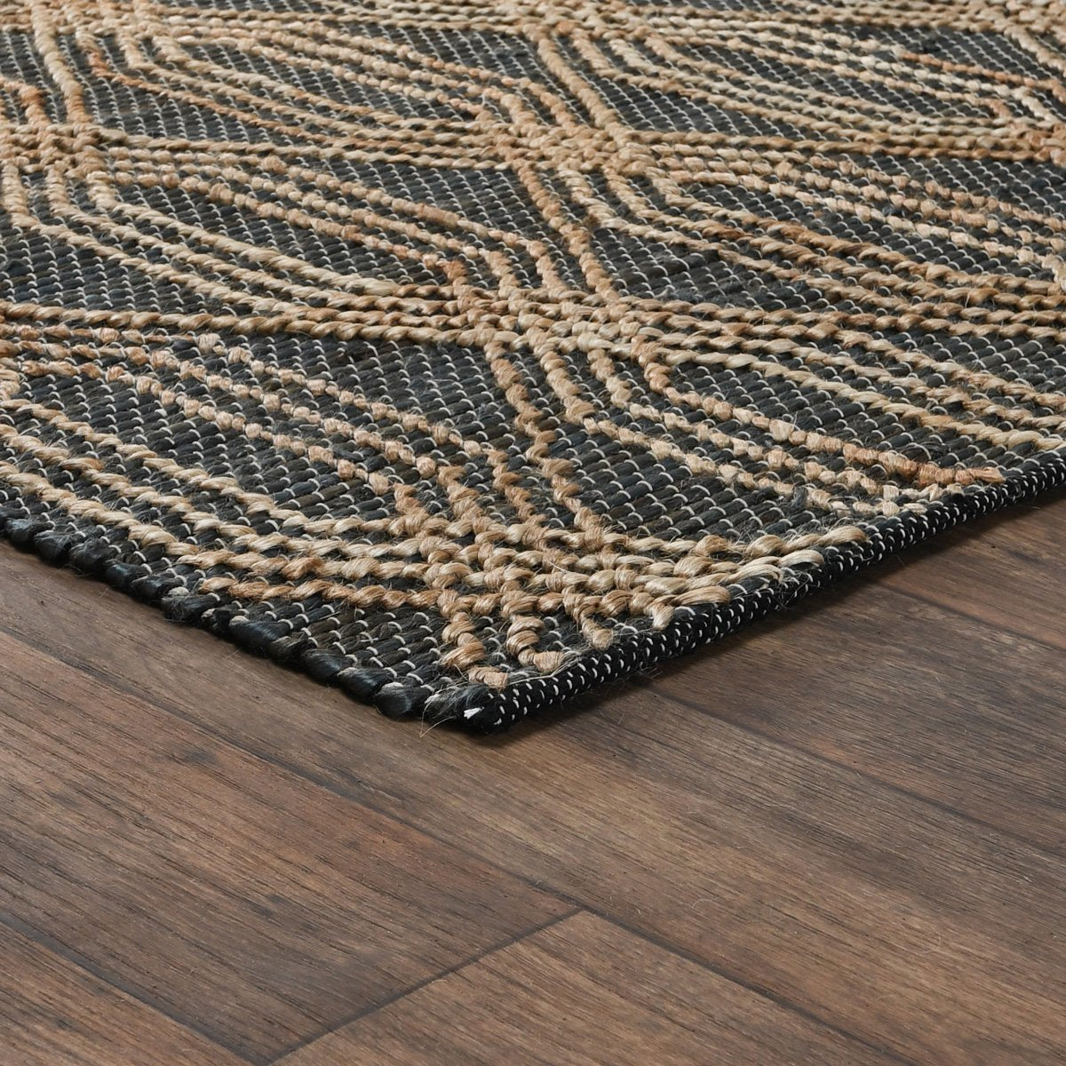 Tustin Blue Charcoal/Natural Rug