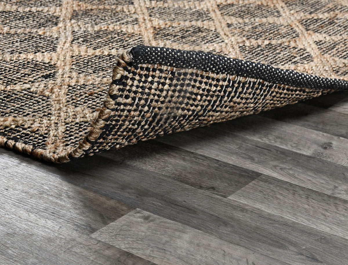 Mojave Black/Natural 12" X 12" Rug