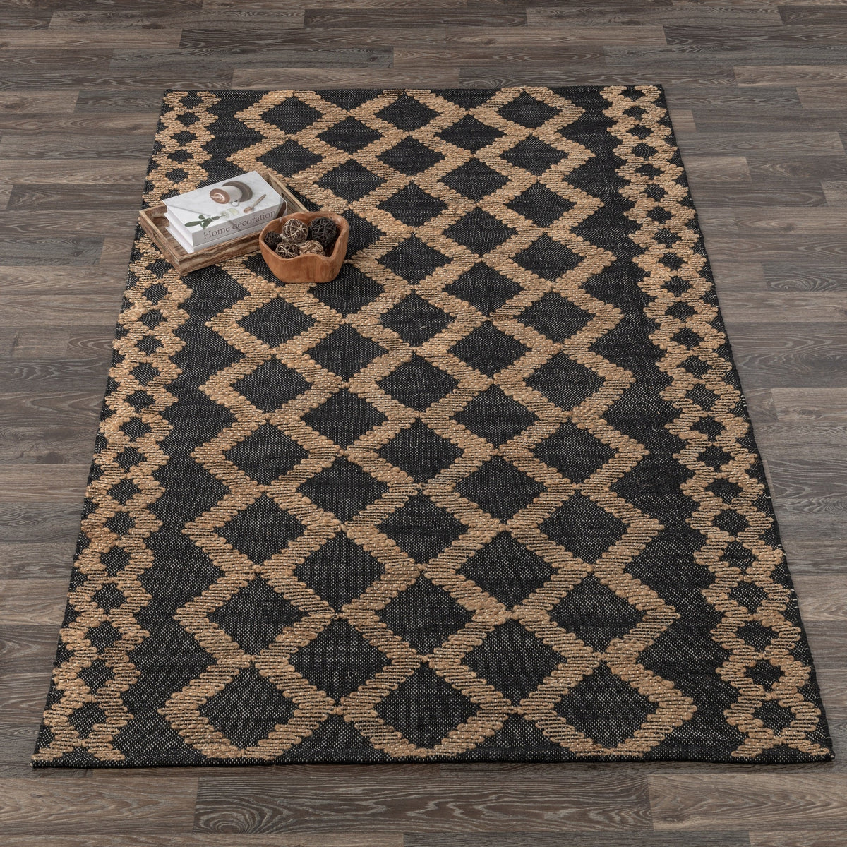 Gobi Black/Natural Rug